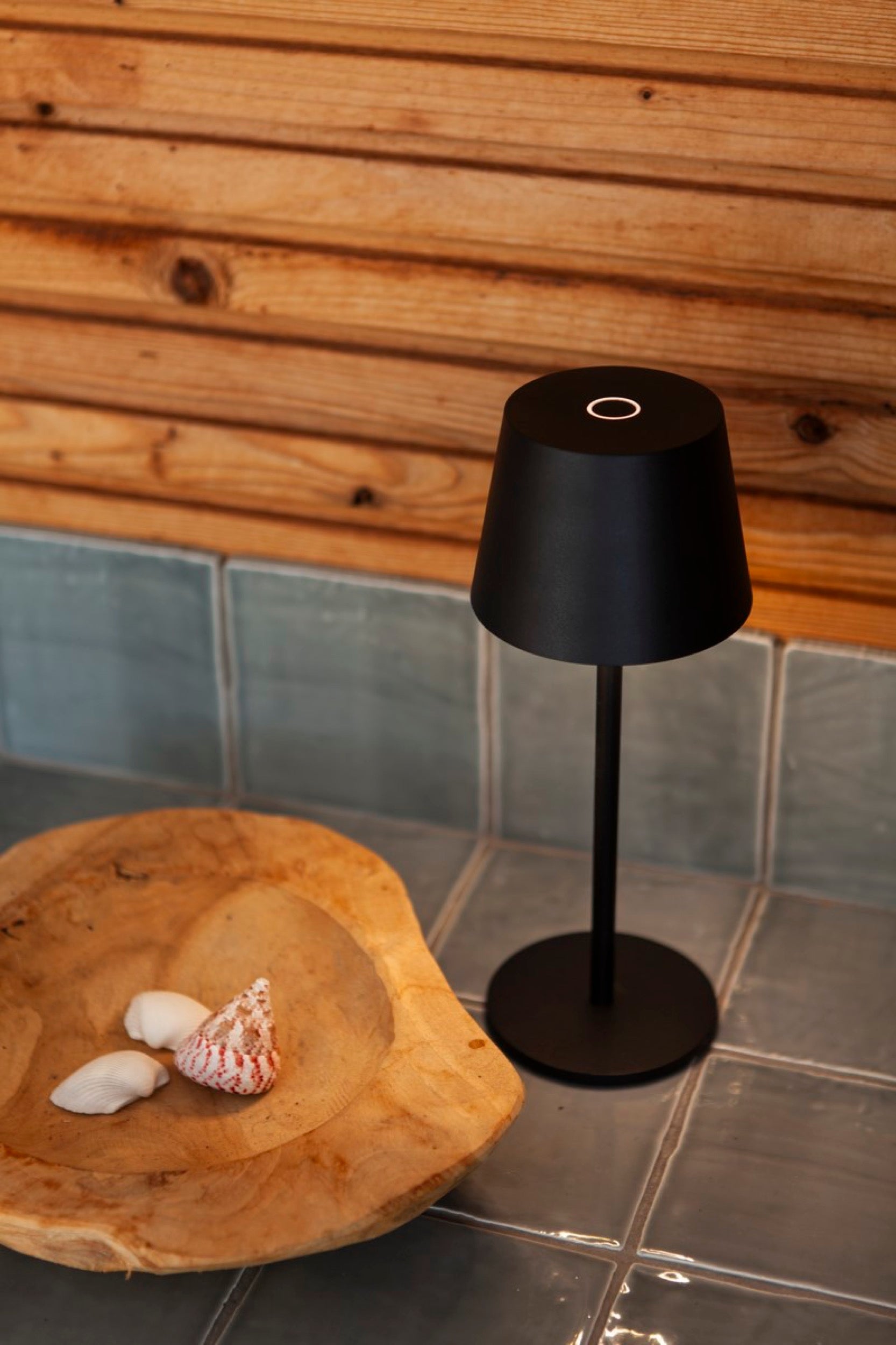 Lampa ogrodowa Roble czarna