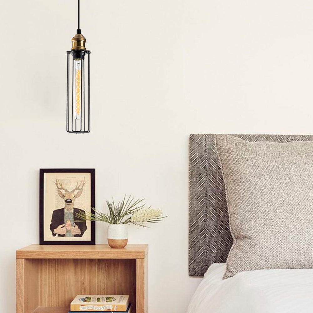 Lampa sufitowa Sirarer industrialna średnica 8 cm czarna