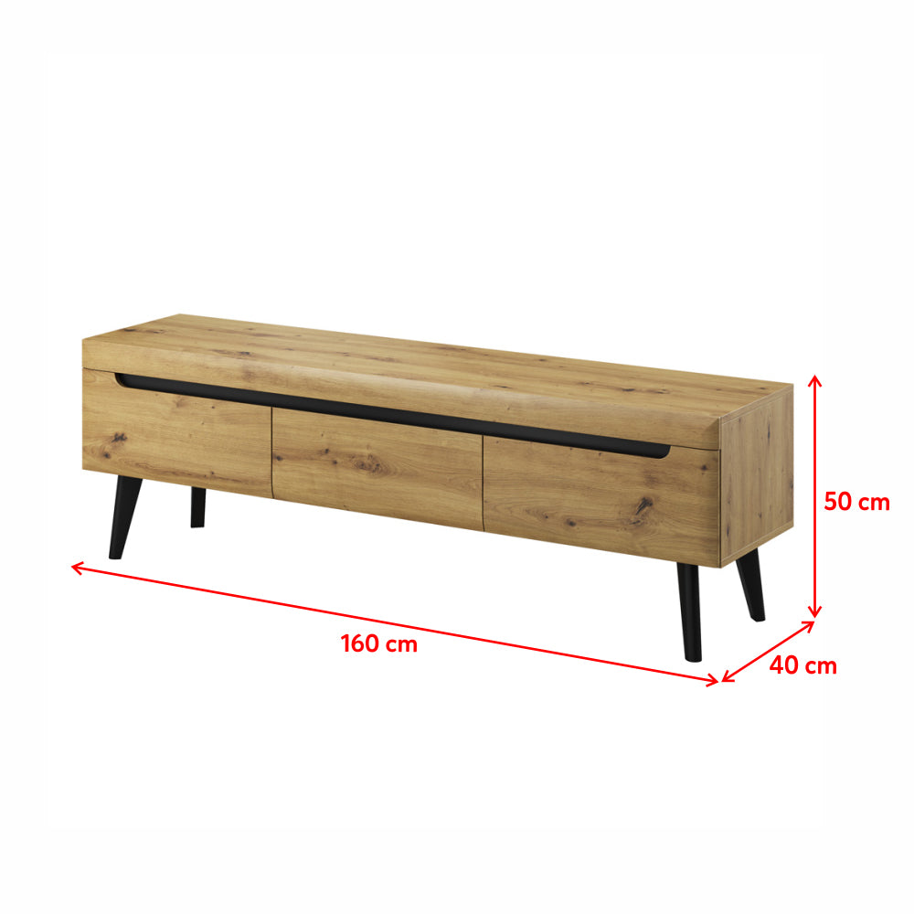 Szafka RTV Livinella 160 cm dąb Artisan
