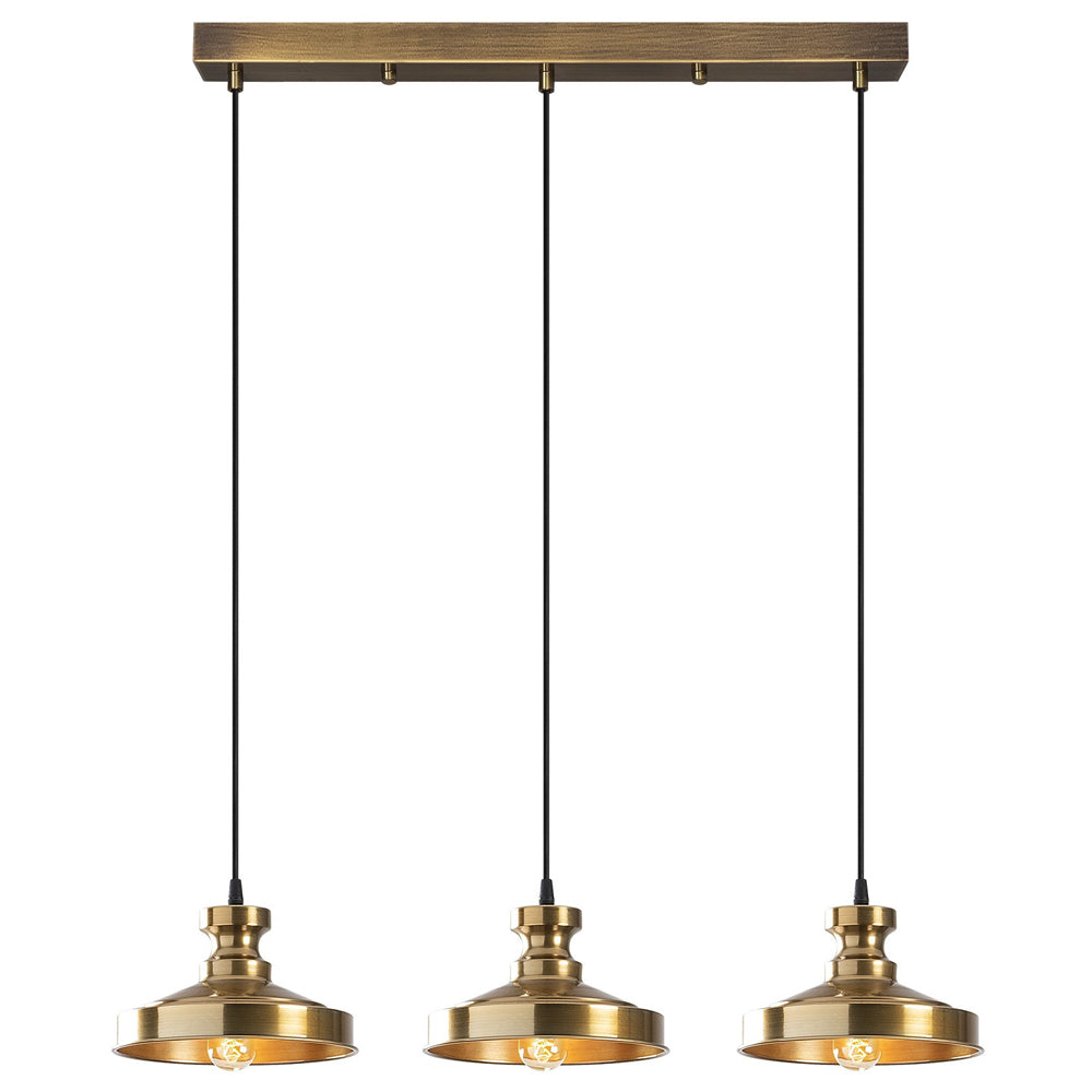 Lampa wisząca Novillian x3 złota