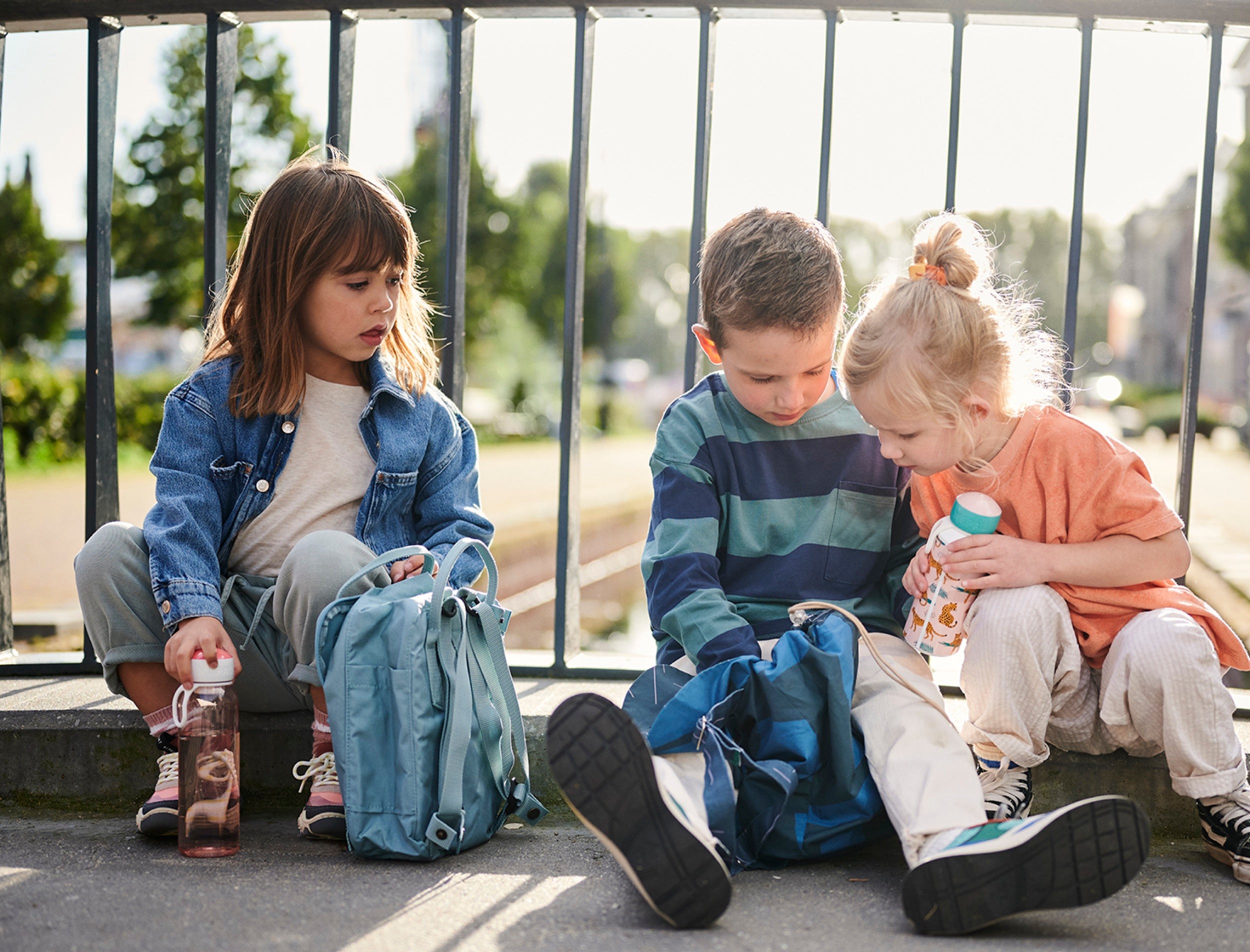 Zestaw lunchowy Campus dla dziecka dwuczęściowy różowy