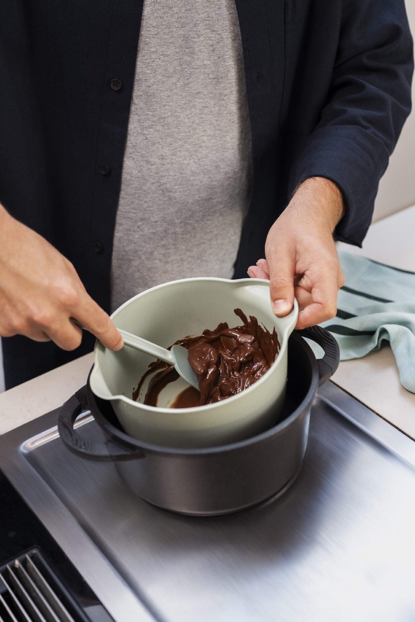 Miska z pokrywą Chef It 1,5L kremowa