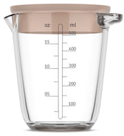 Dzbanek z miarką i pokrywką Chef It 500 ml kremowy