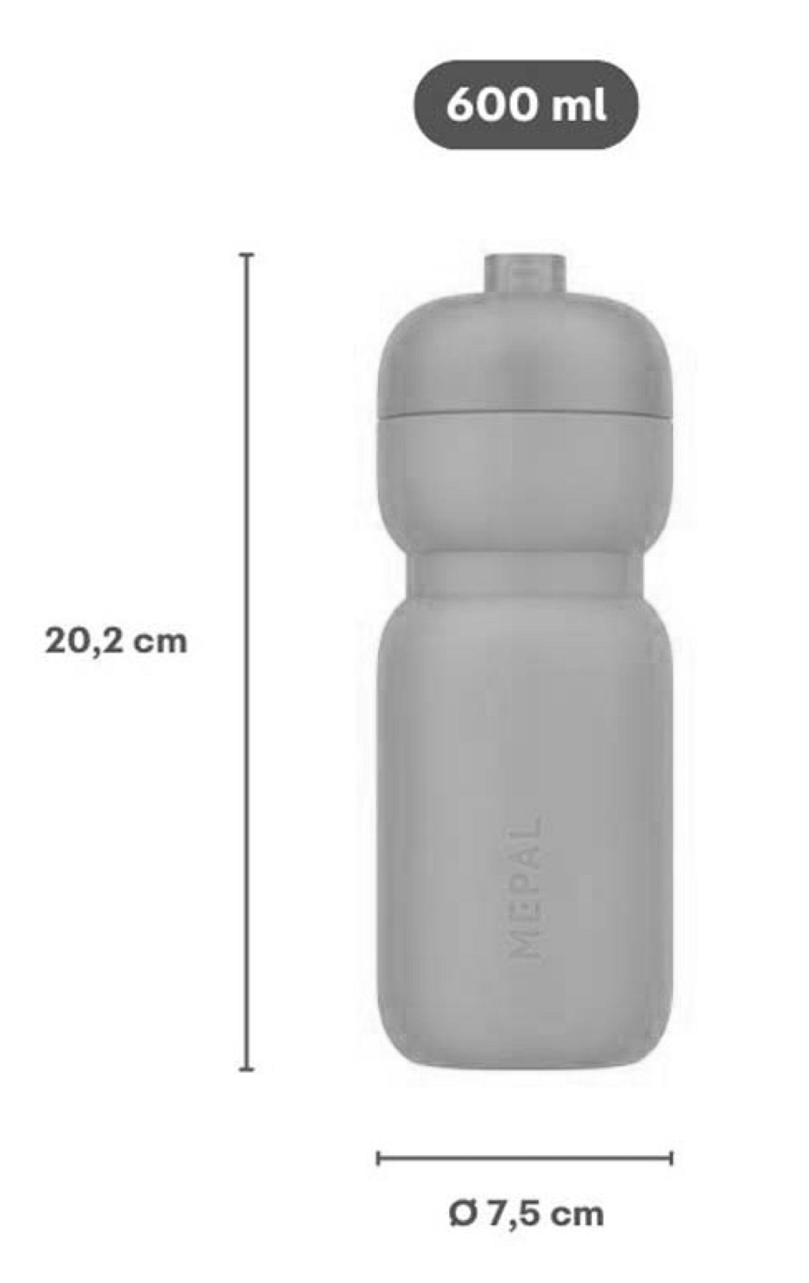 Bidon sportowy Active 600 ml niebieski