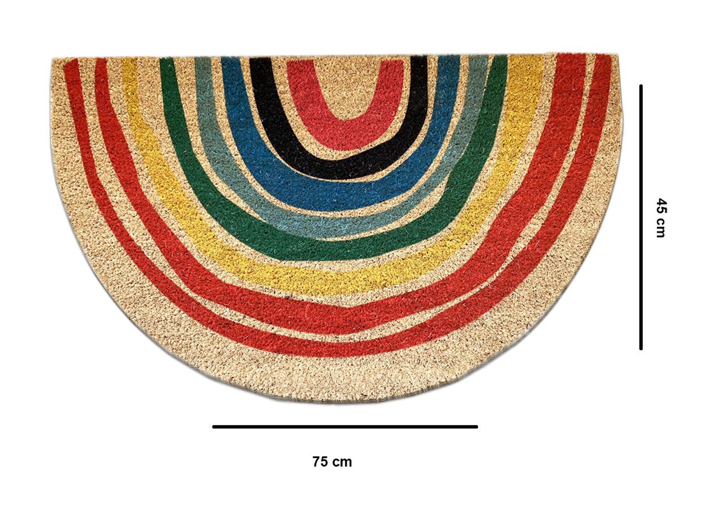 Wycieraczka do butów Porque 45x75 cm tęcza