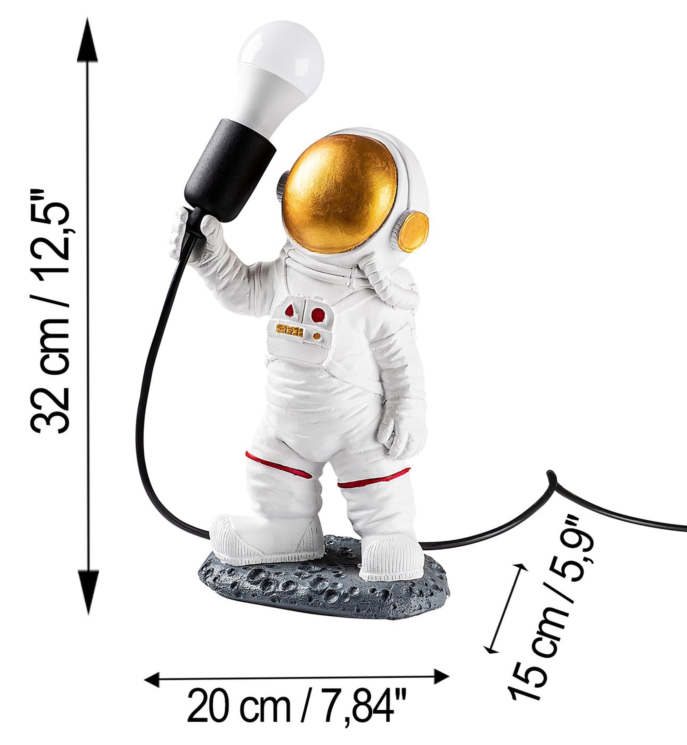 Lampa stołowa Expettle astronauta