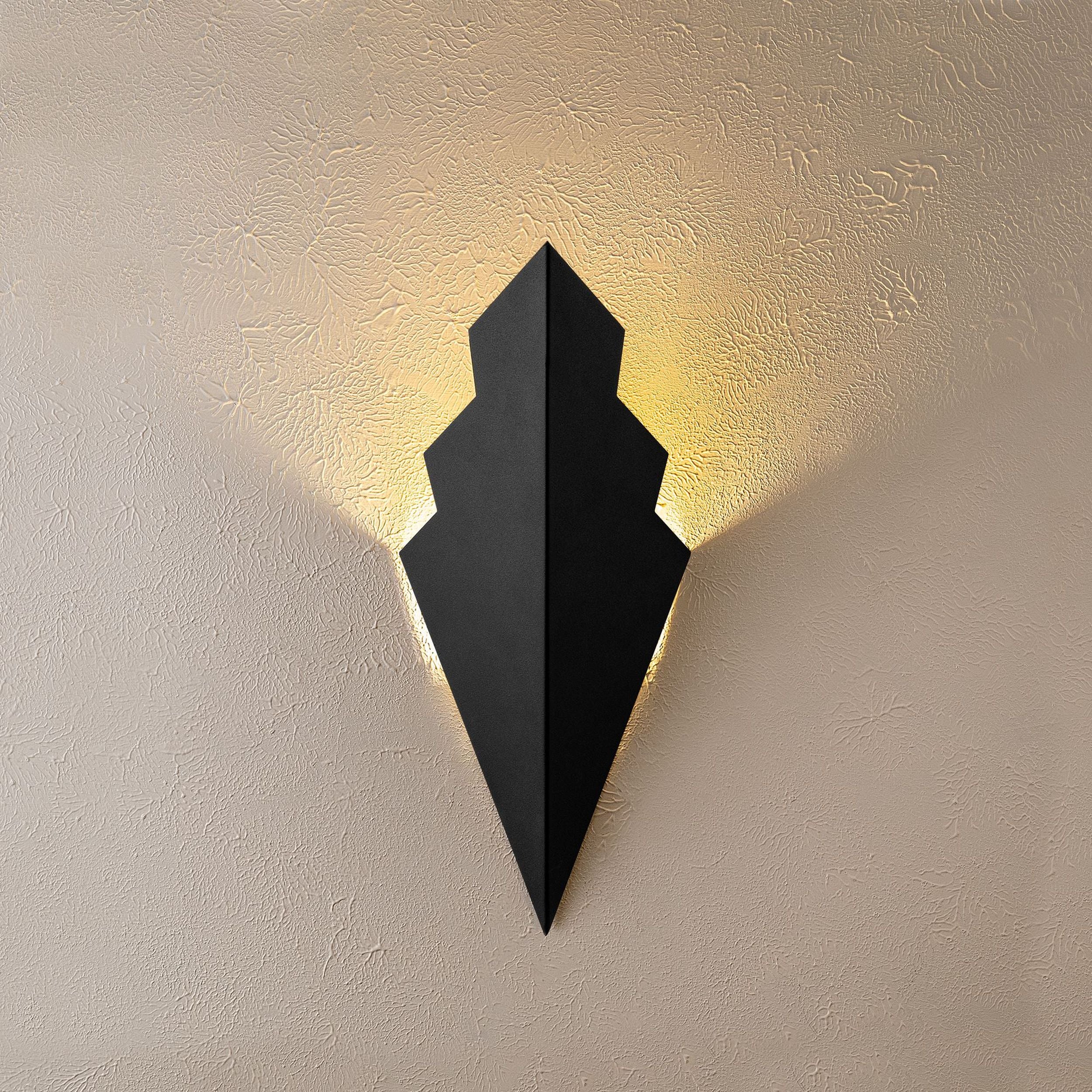Kinkiet Arrow metalowy czarny