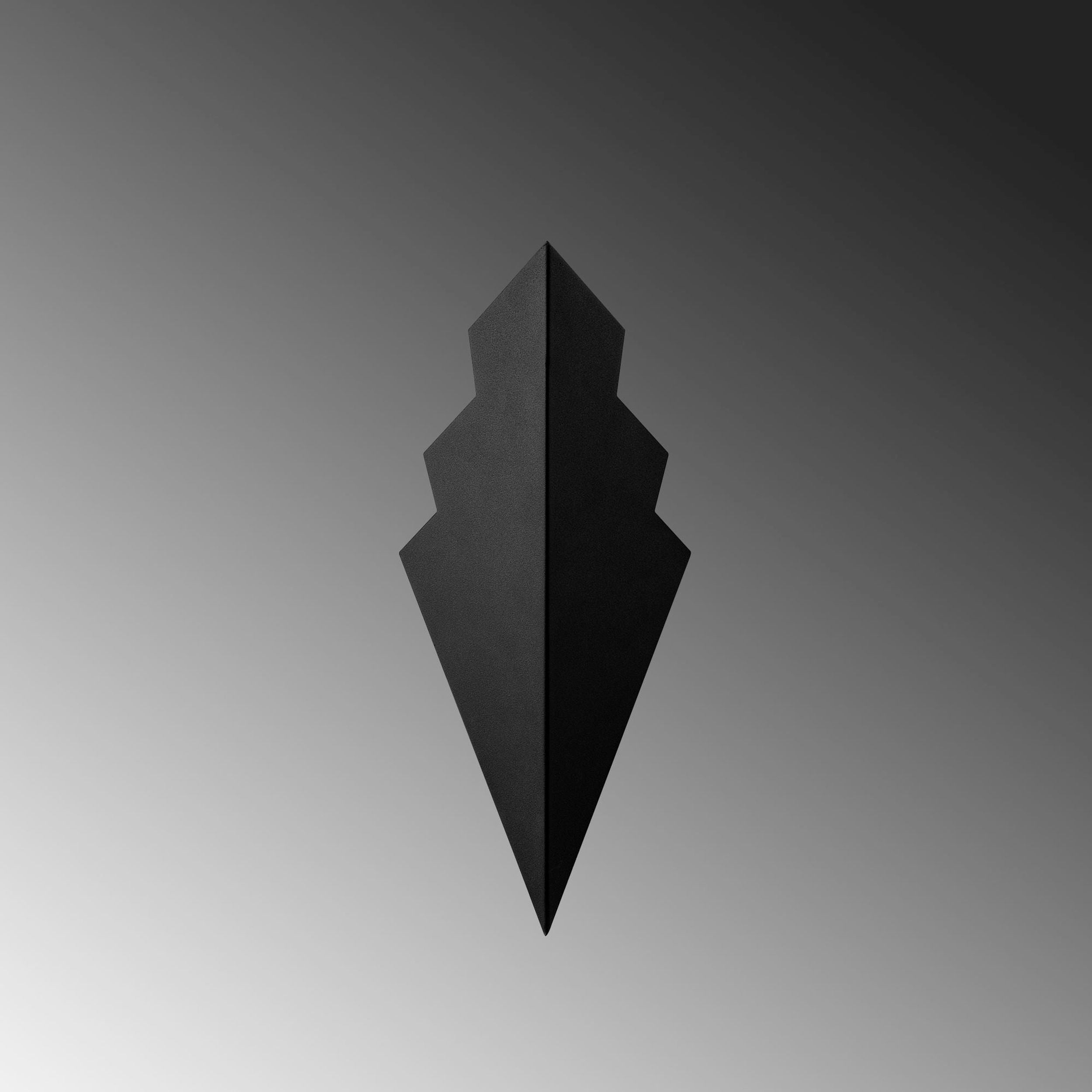 Kinkiet Arrow metalowy czarny