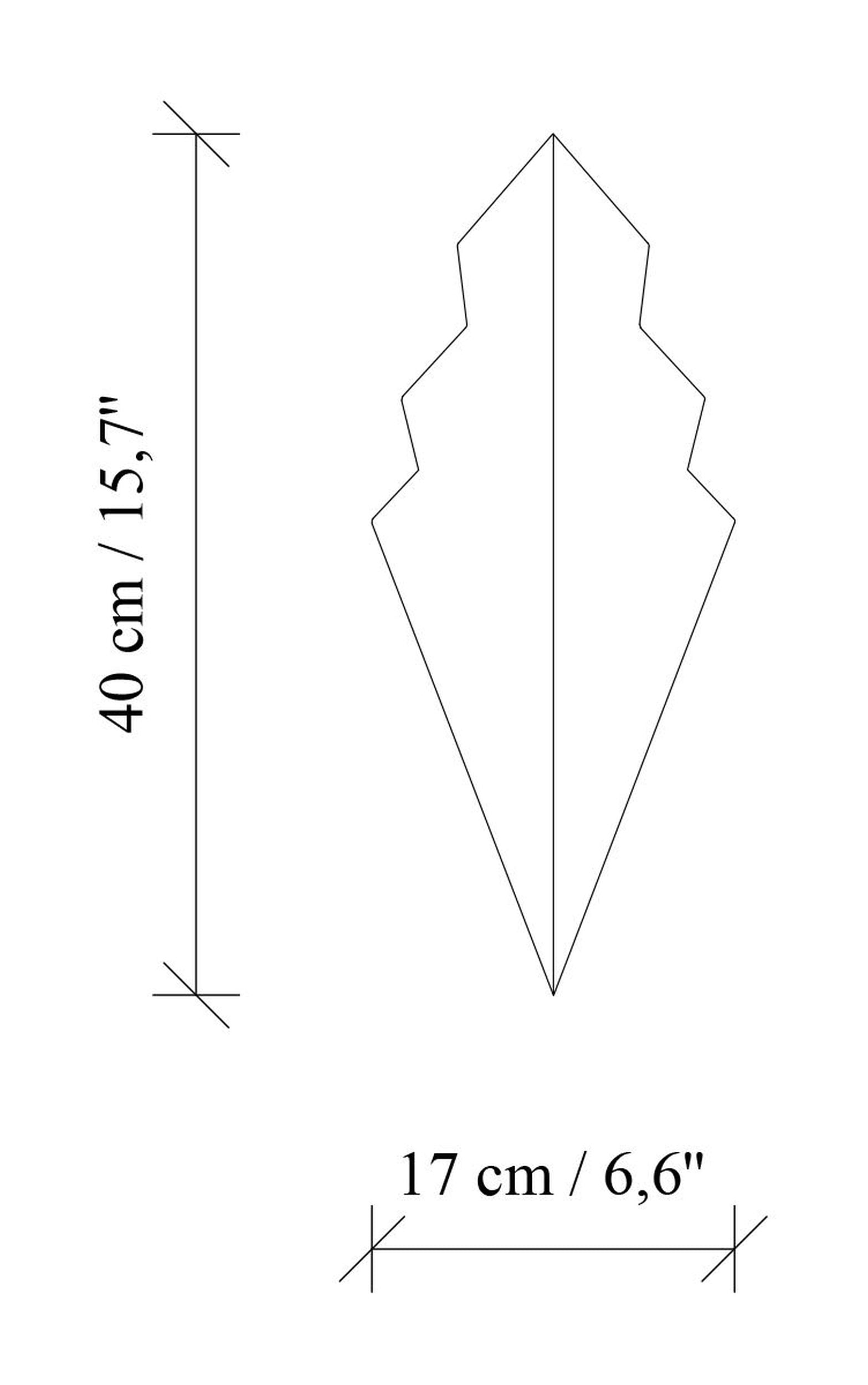 Kinkiet Arrow metalowy czarny