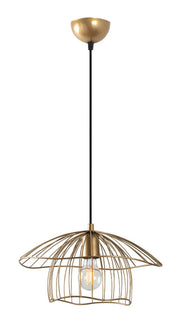 Lampa wisząca Mantar złota