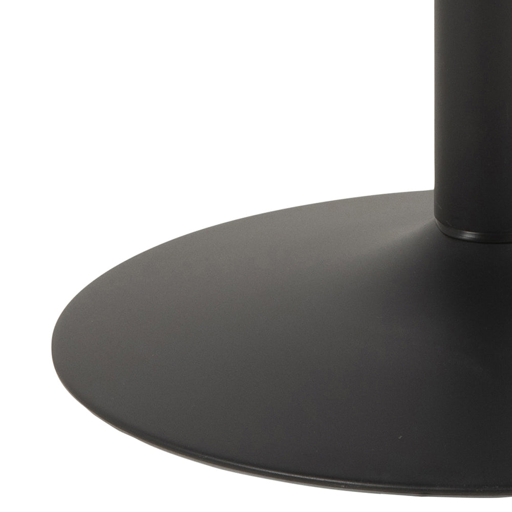 Stół okrągły Balsamita średnica 110 cm jesion na czarnej nodze