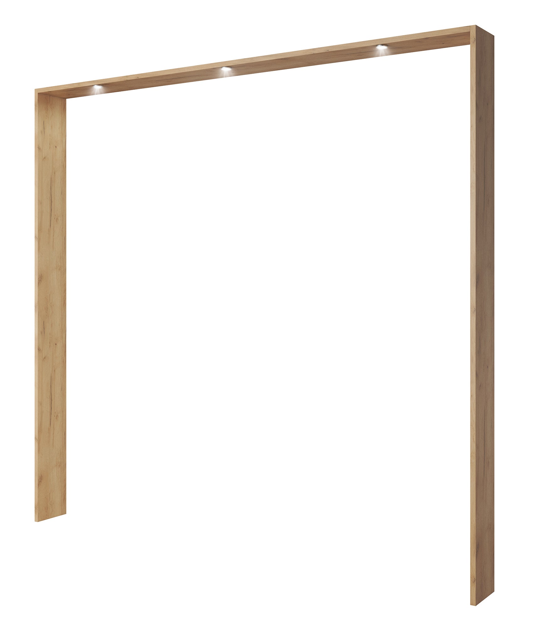 Szafa Grejs 230 cm harmonijkowa dąb craft złoty / biała