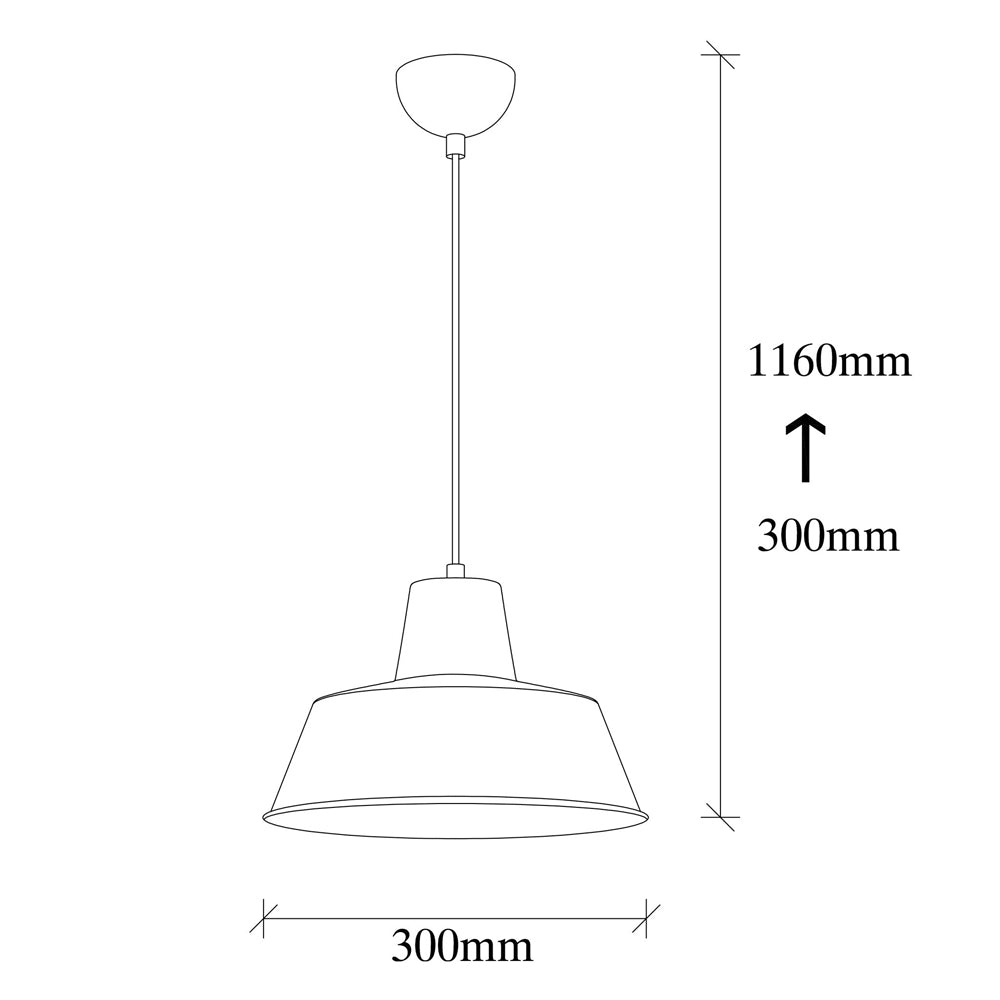 Lampa sufitowa Ardulace średnica 30 cm czarna/złota