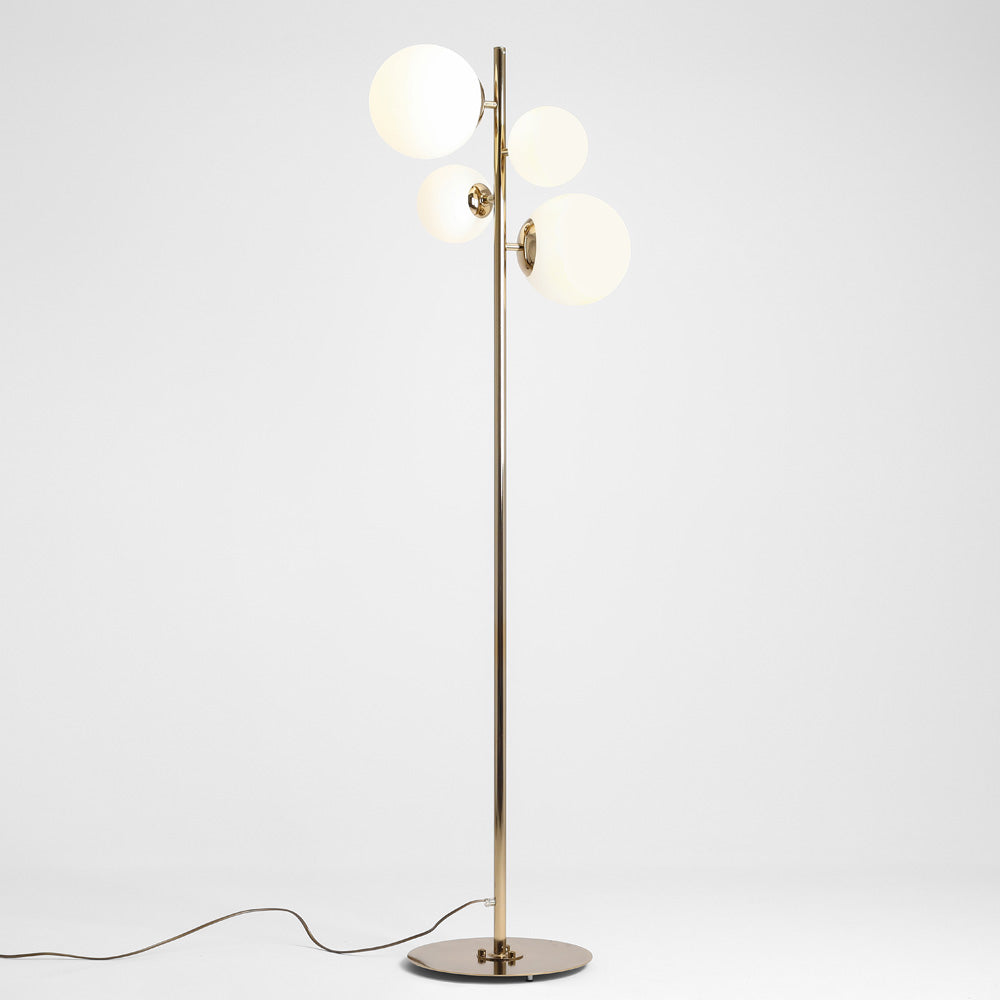 Lampa podłogowa Mauric 161 cm złota