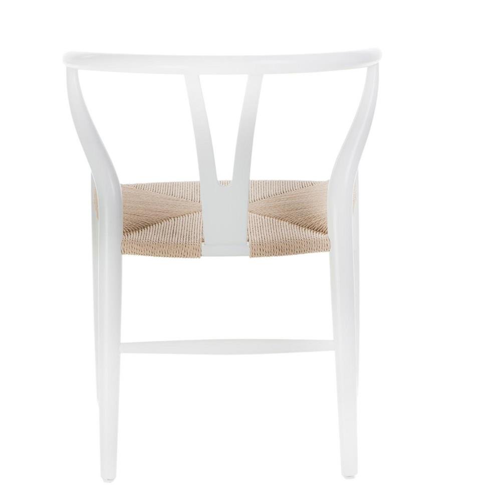 Krzesło Wicker białe