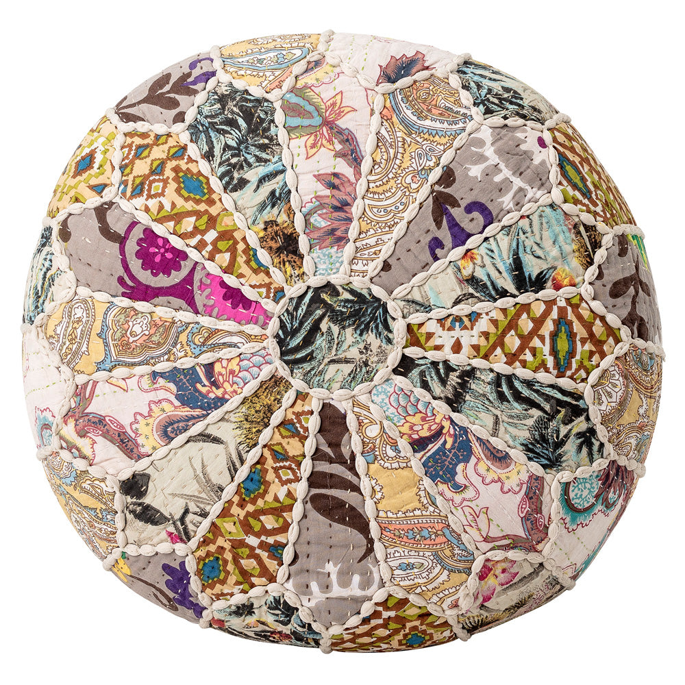 Puf Bloomingville Spellman patchwork