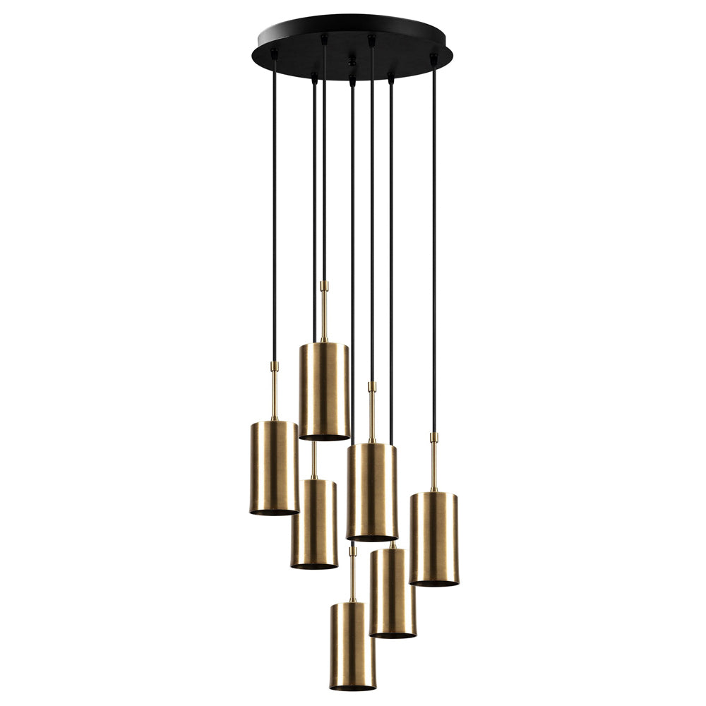 Lampa wisząca Daffnia kaskada x7