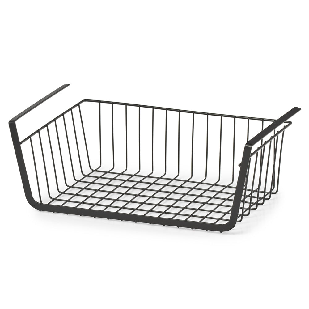 Półka podwieszana Mevian z metalu 26x41 cm czarna