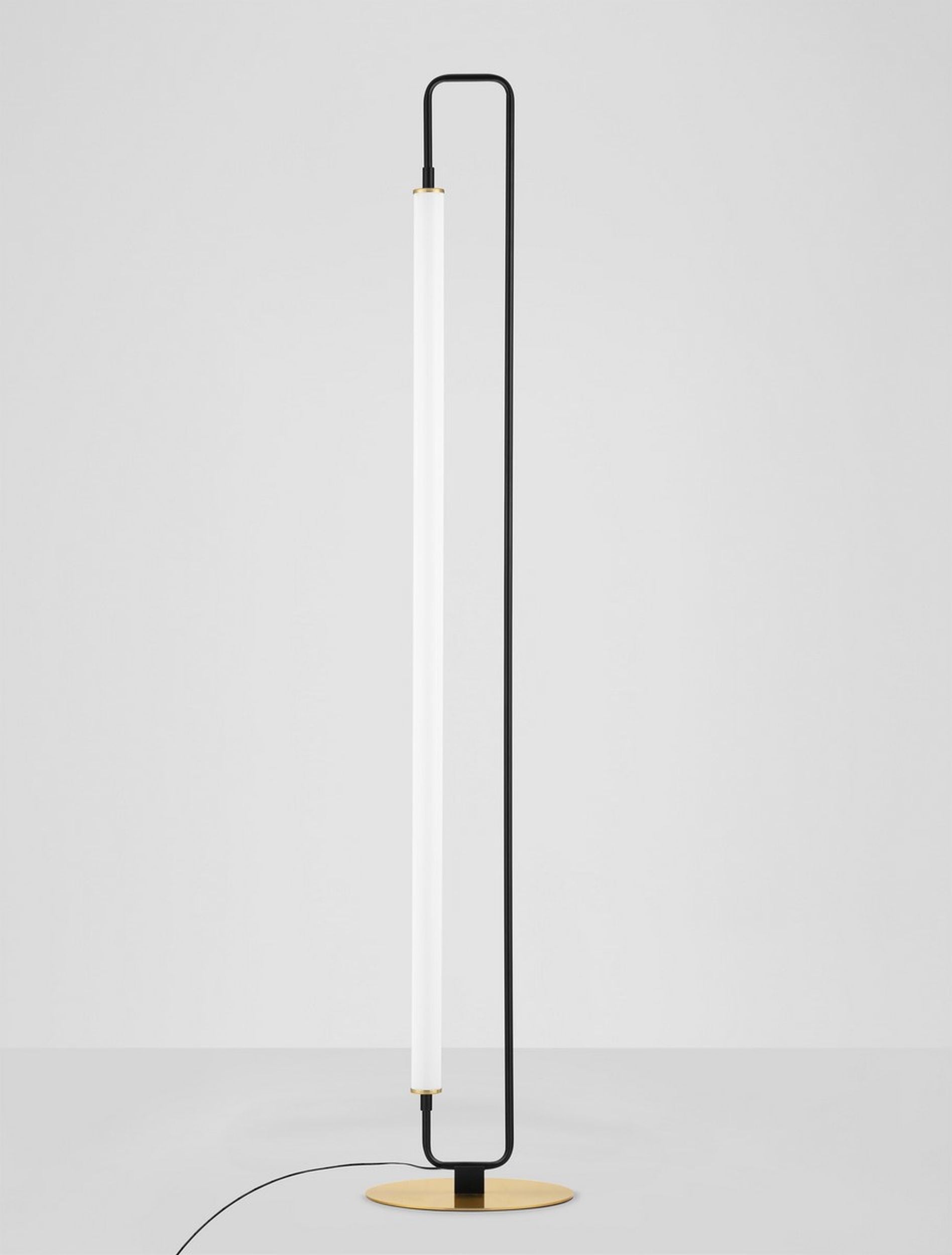 Lampa podłogowa Poucil LED złoto-czarna