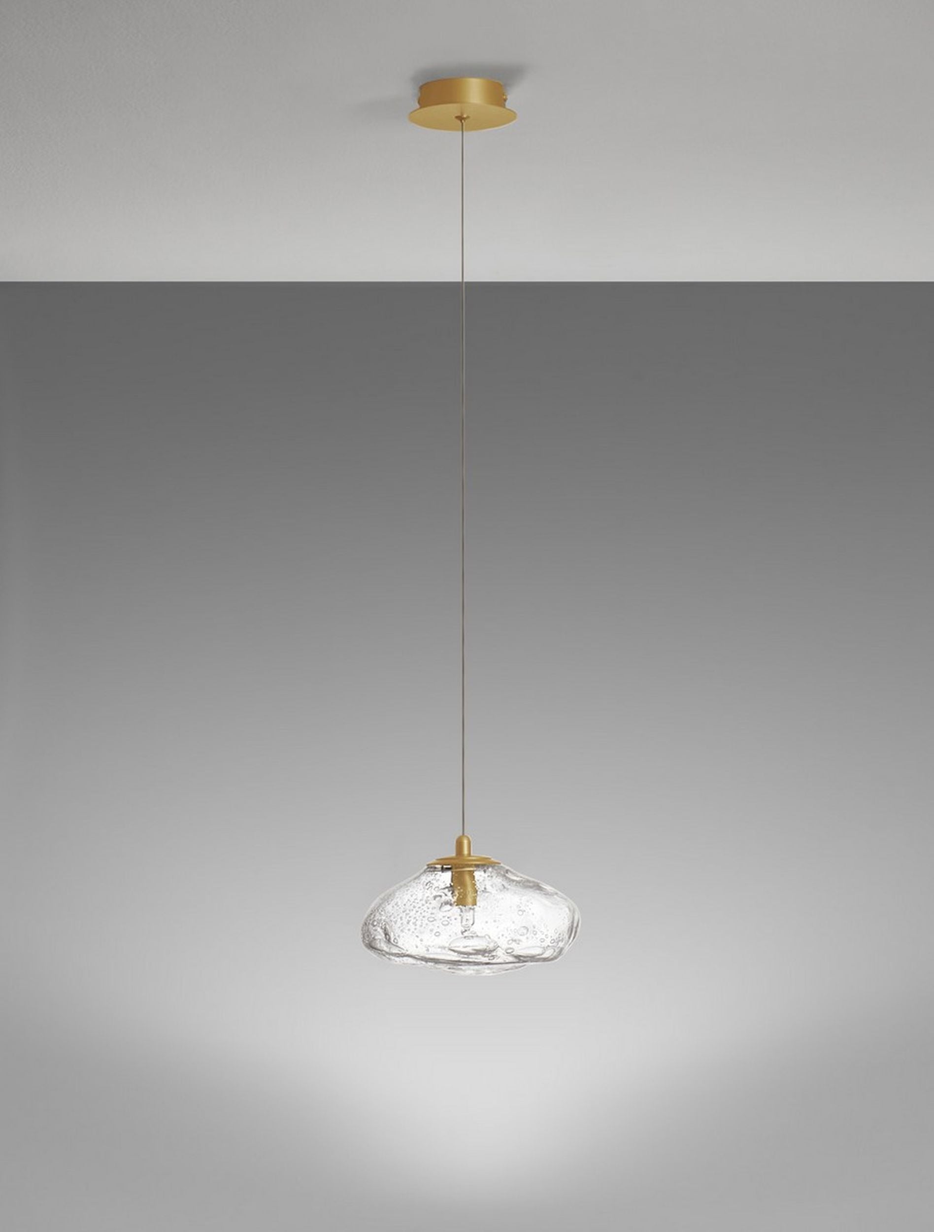 Lampa wisząca Elanke x1 złota