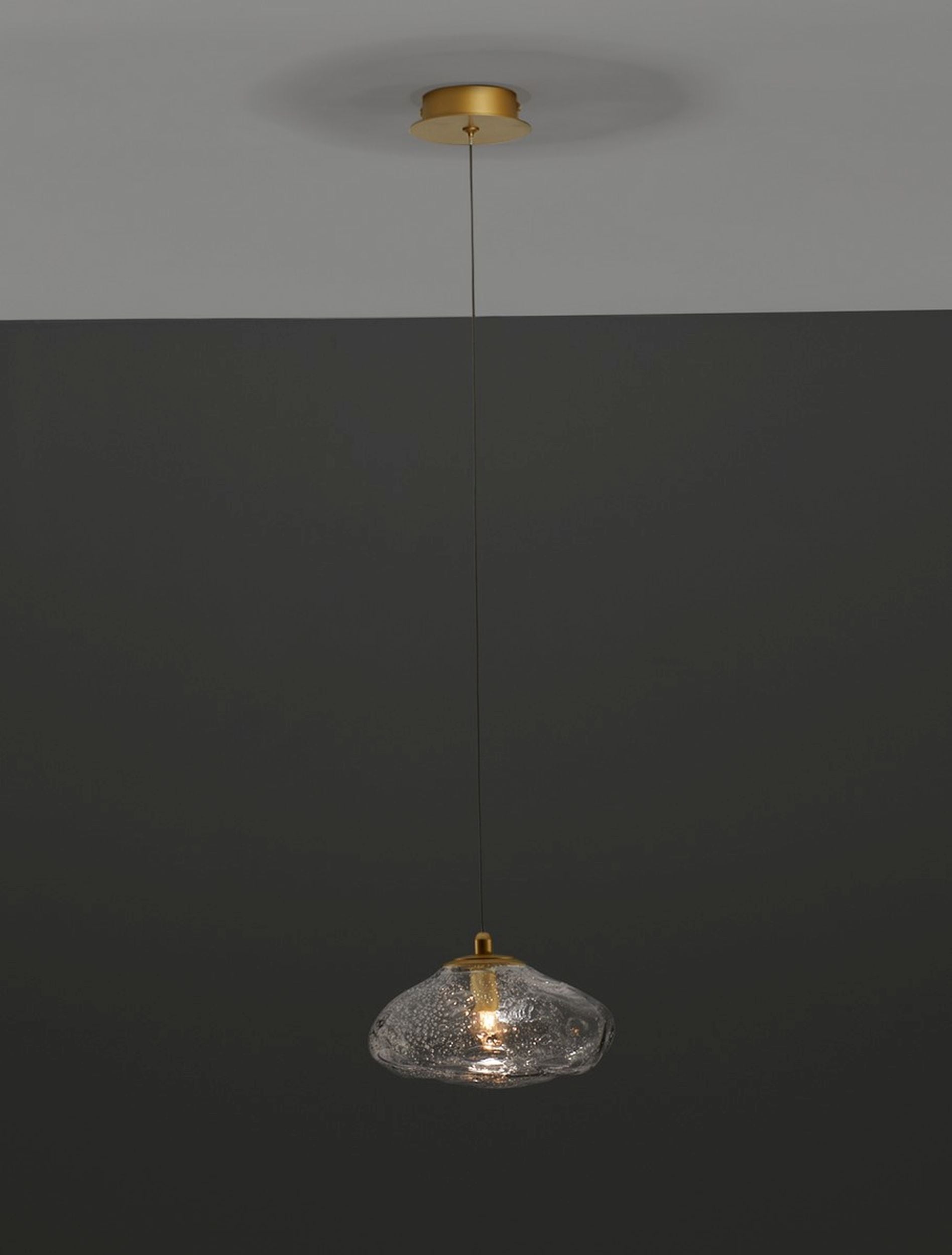 Lampa wisząca Elanke x1 złota