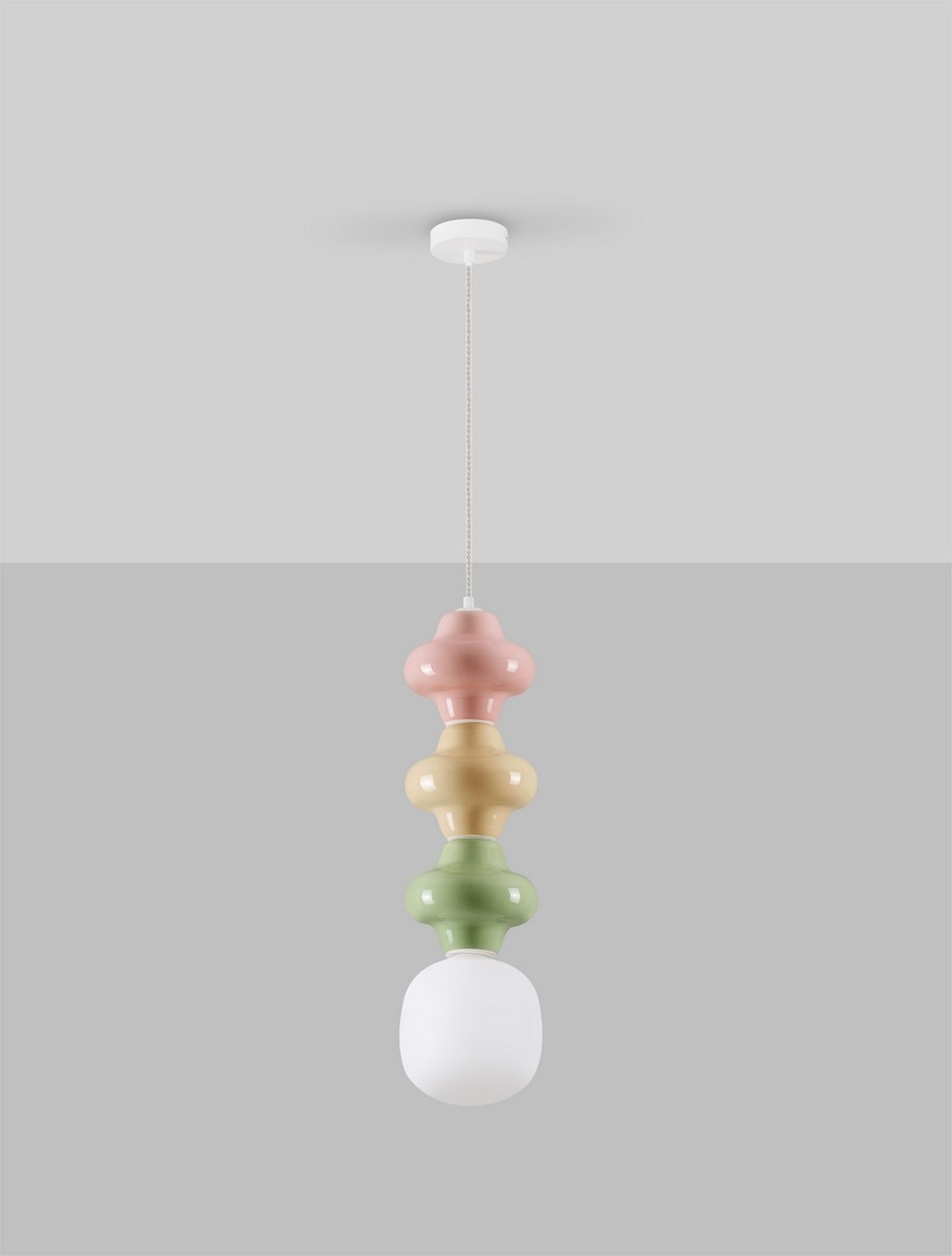Lampa wisząca Parive III wielokolorowa