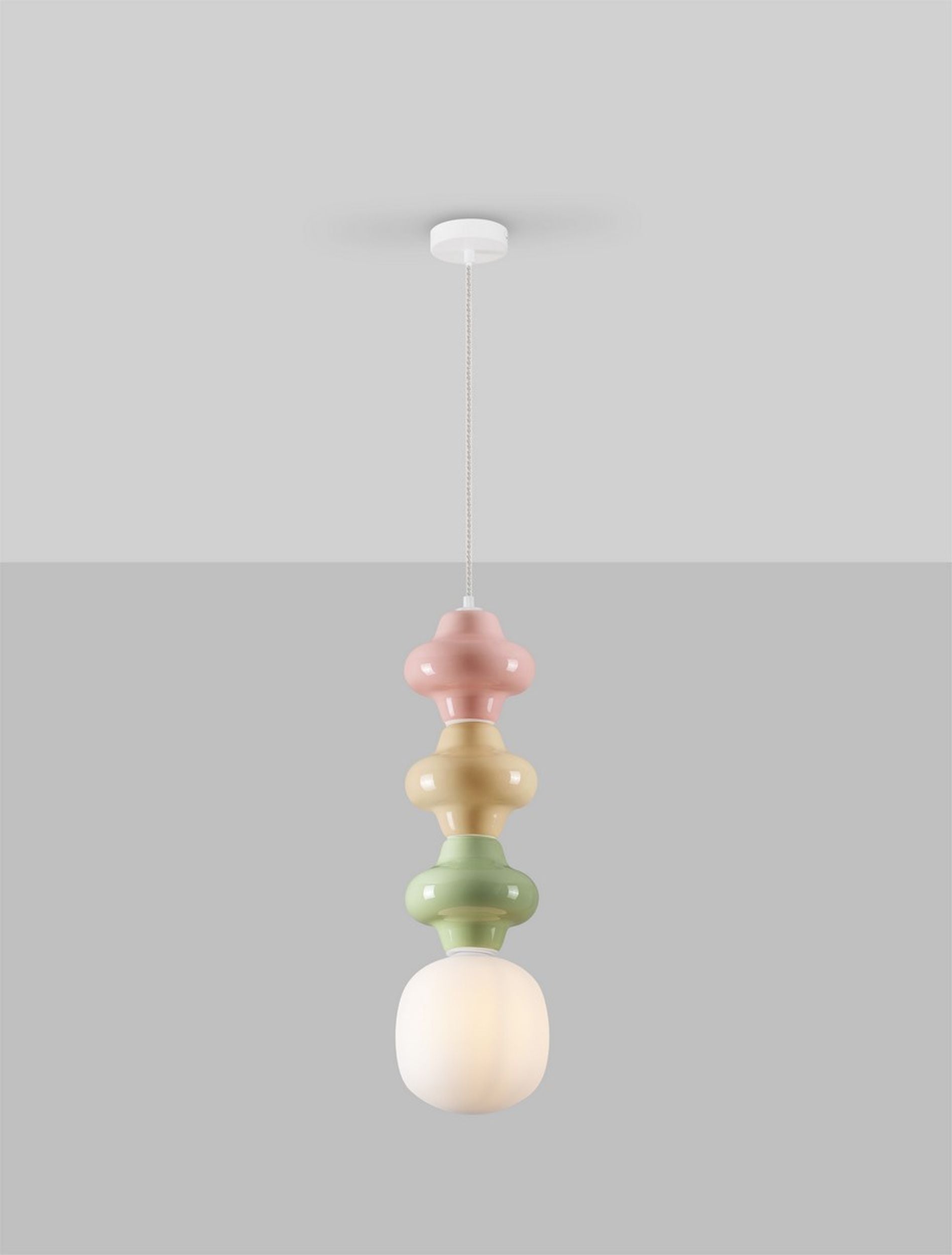 Lampa wisząca Parive III wielokolorowa