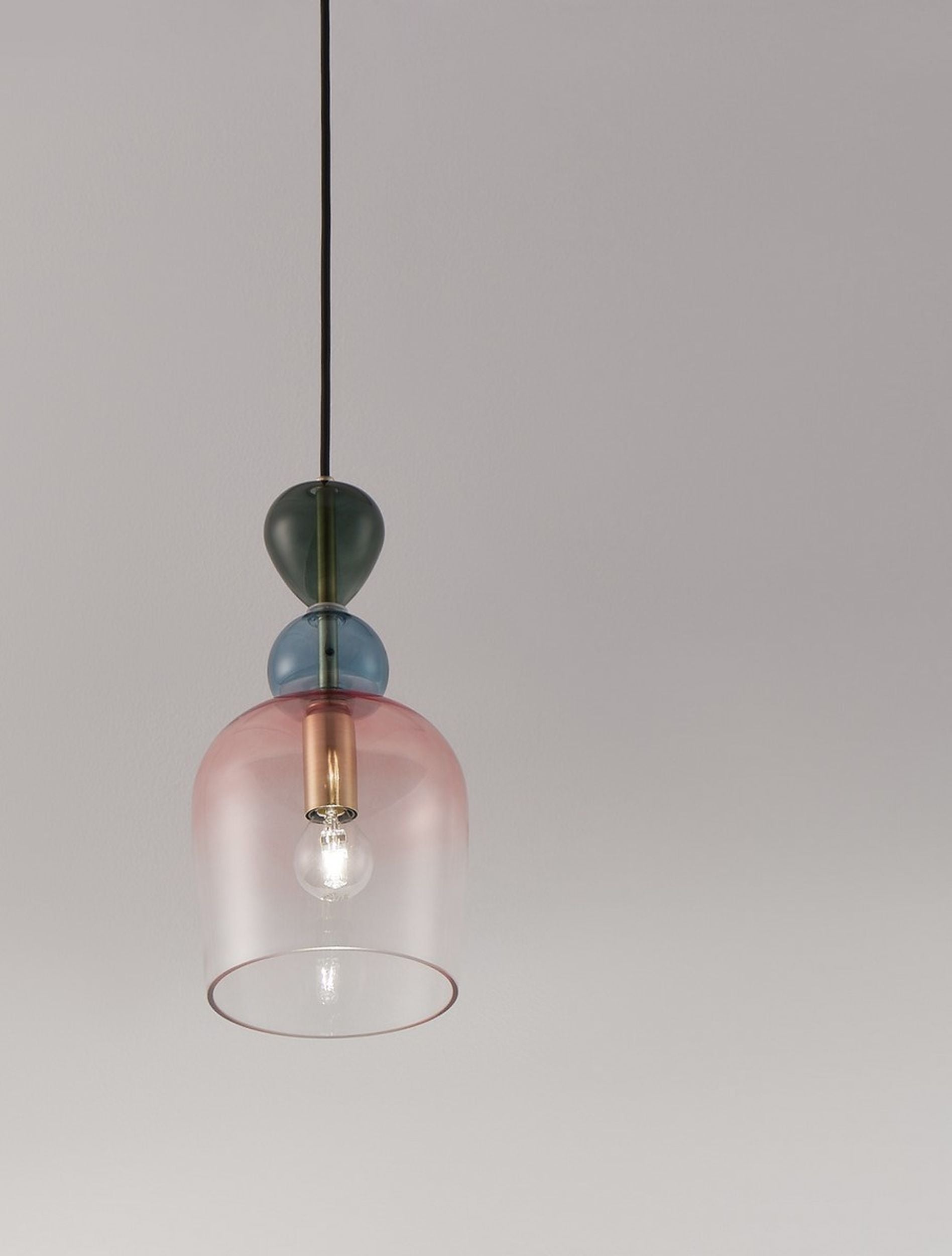 Lampa wisząca Nouvede 16 cm wielokolorowa