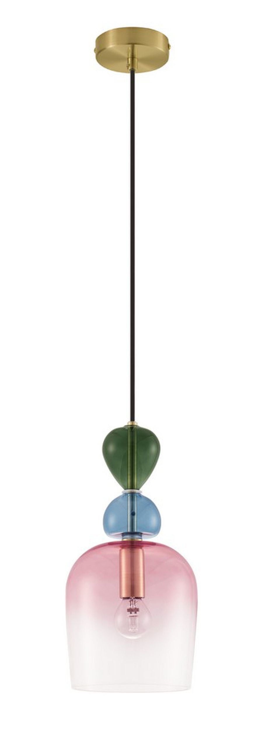 Lampa wisząca Nouvede 16 cm wielokolorowa