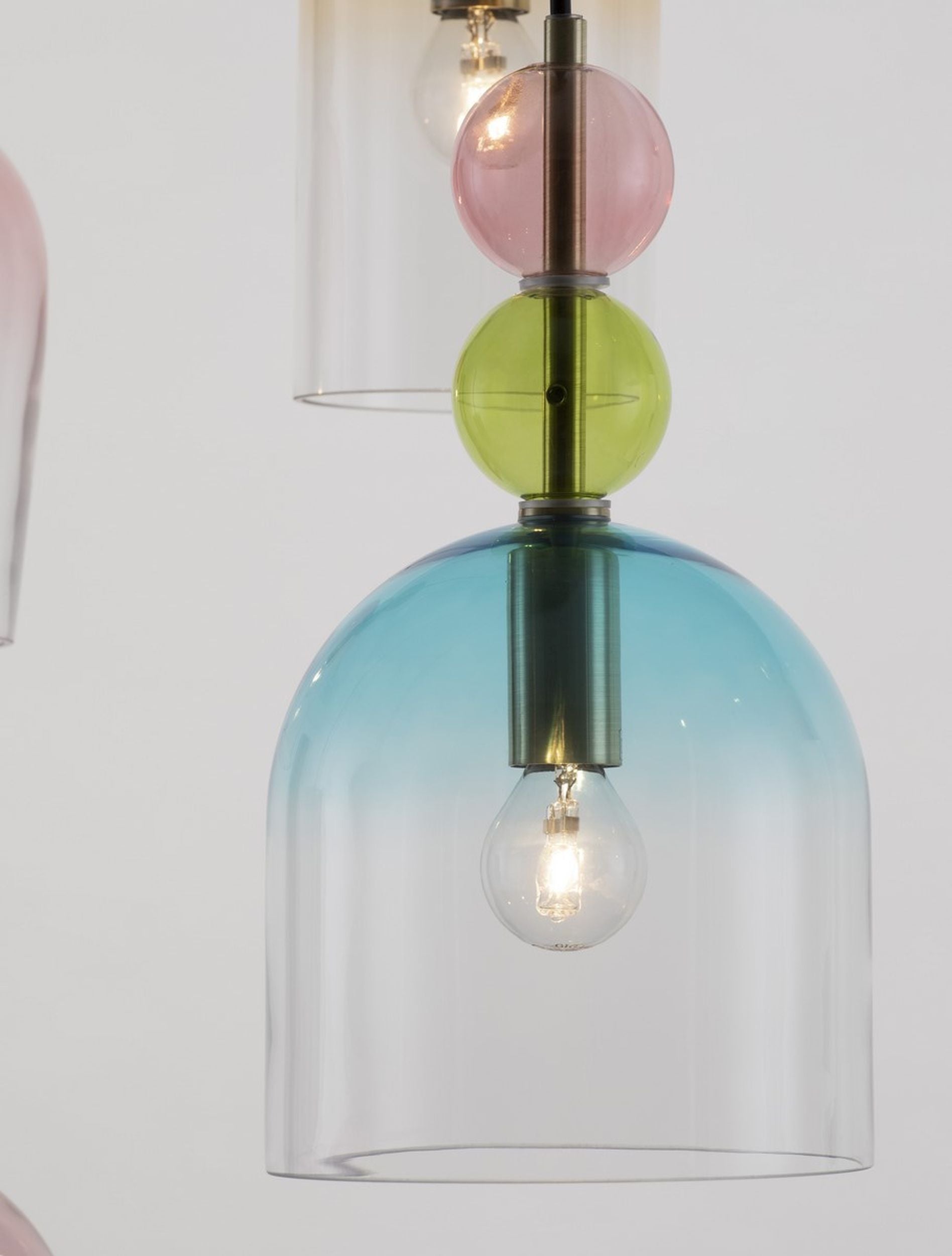 Lampa wisząca Nouvede x5 wielokolorowa