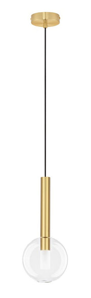 Lampa wisząca Apolnes x1 złota