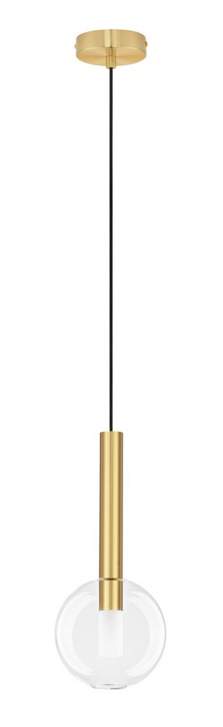 Lampa wisząca Apolnes x1 złota