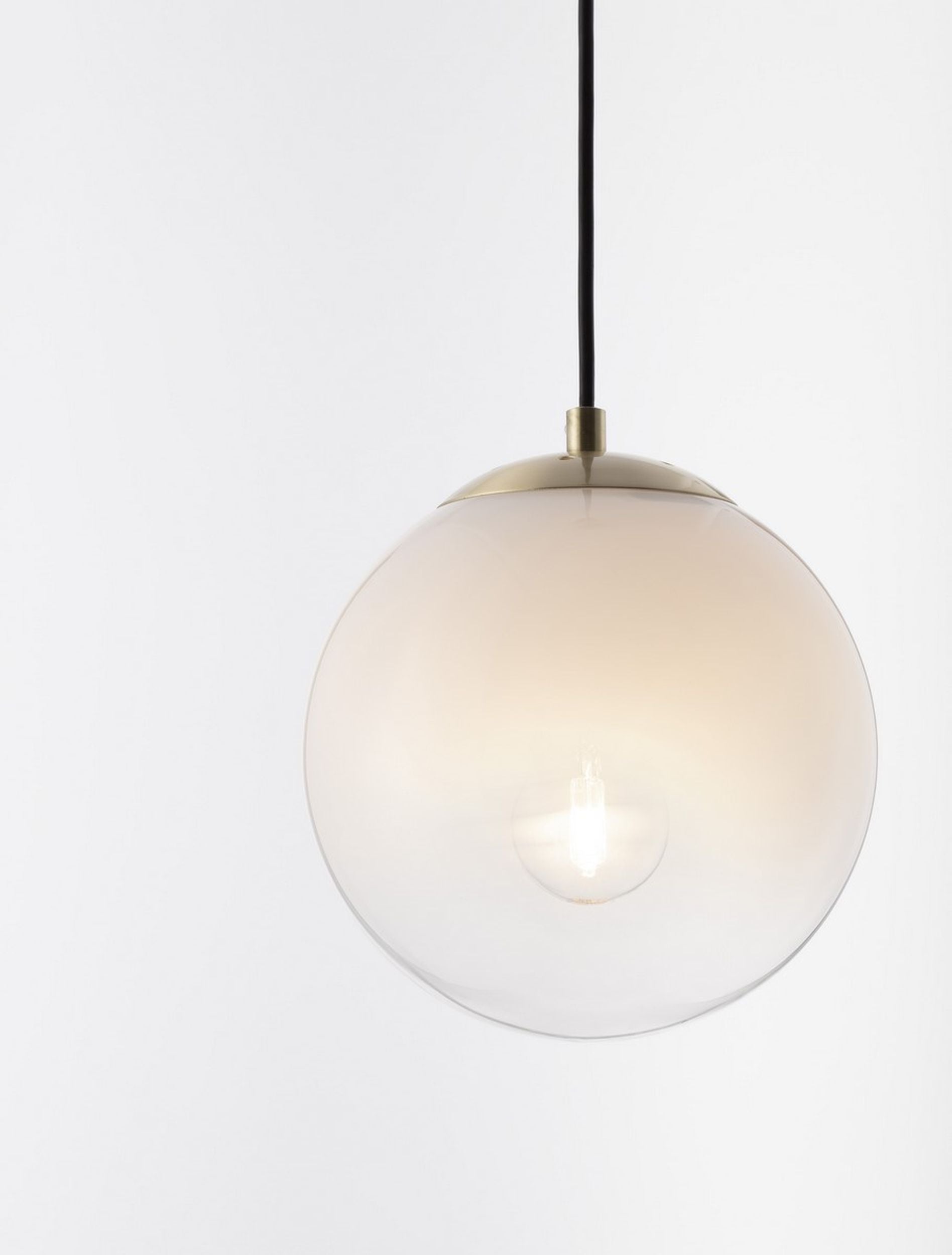 Lampa wisząca Howdel biało-złota