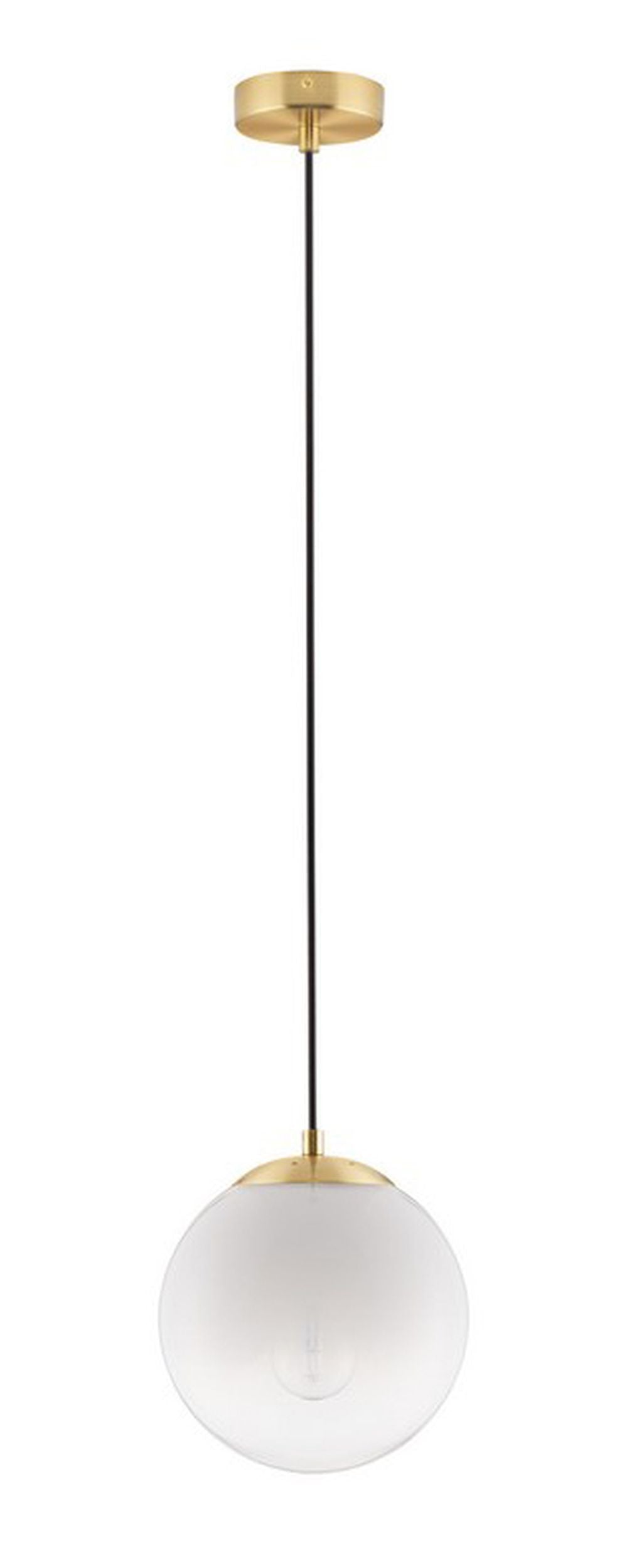 Lampa wisząca Howdel biało-złota