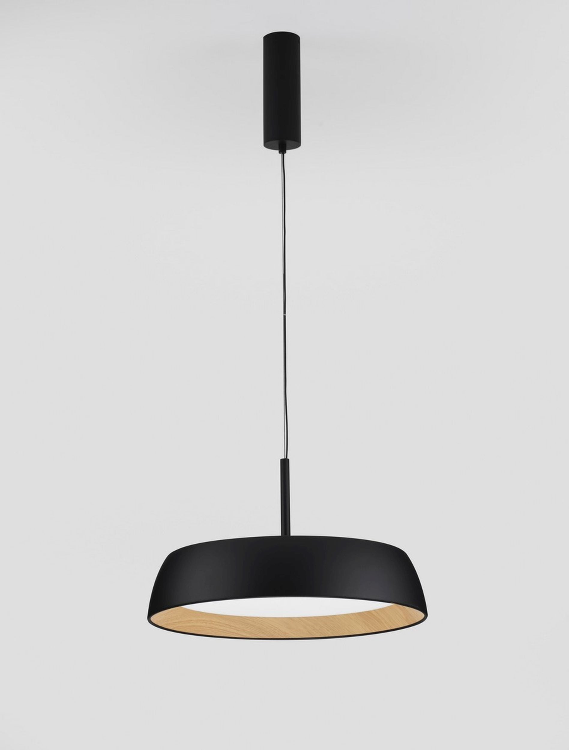 Lampa wisząca Kessov LED brązowo-czarna