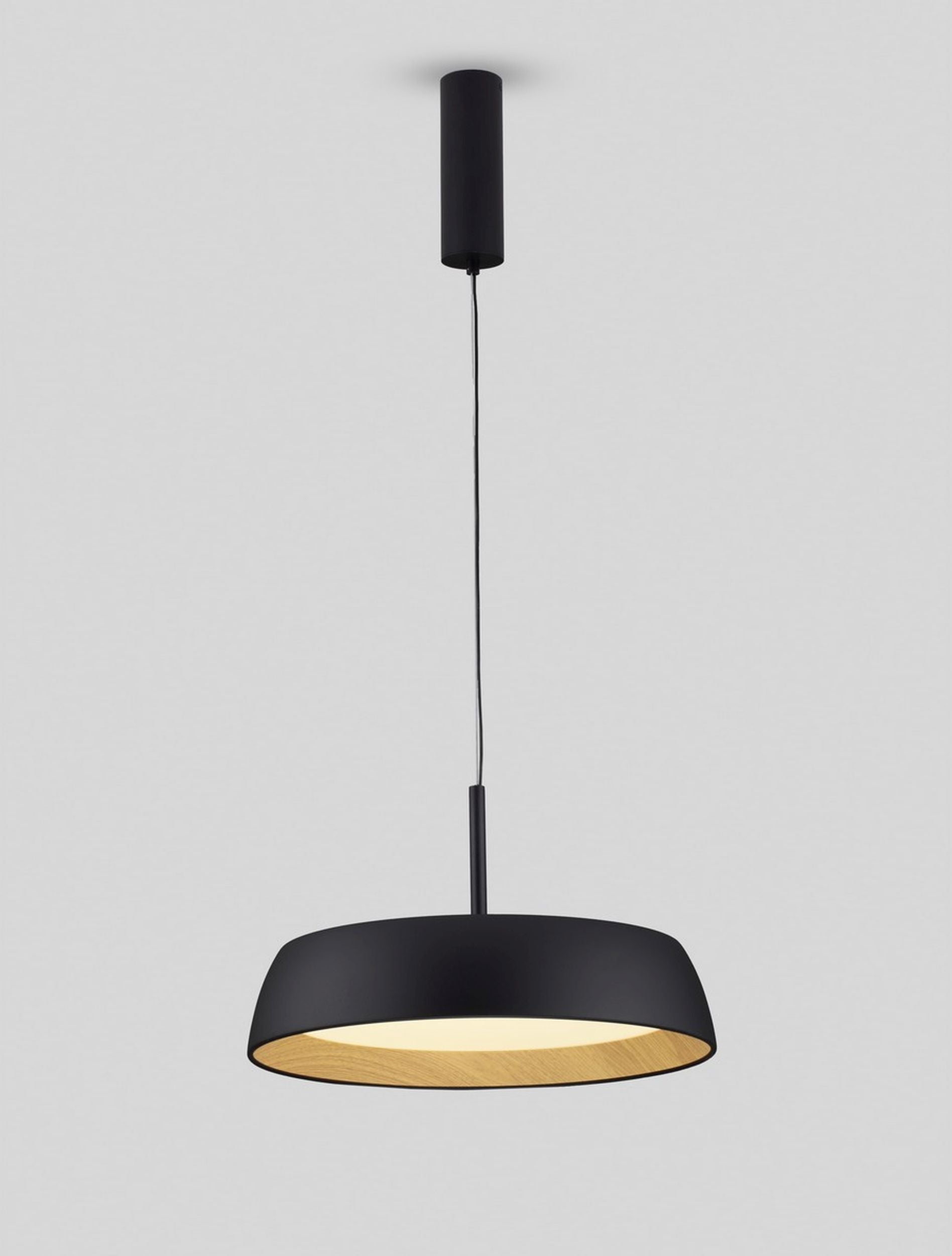 Lampa wisząca Kessov LED brązowo-czarna
