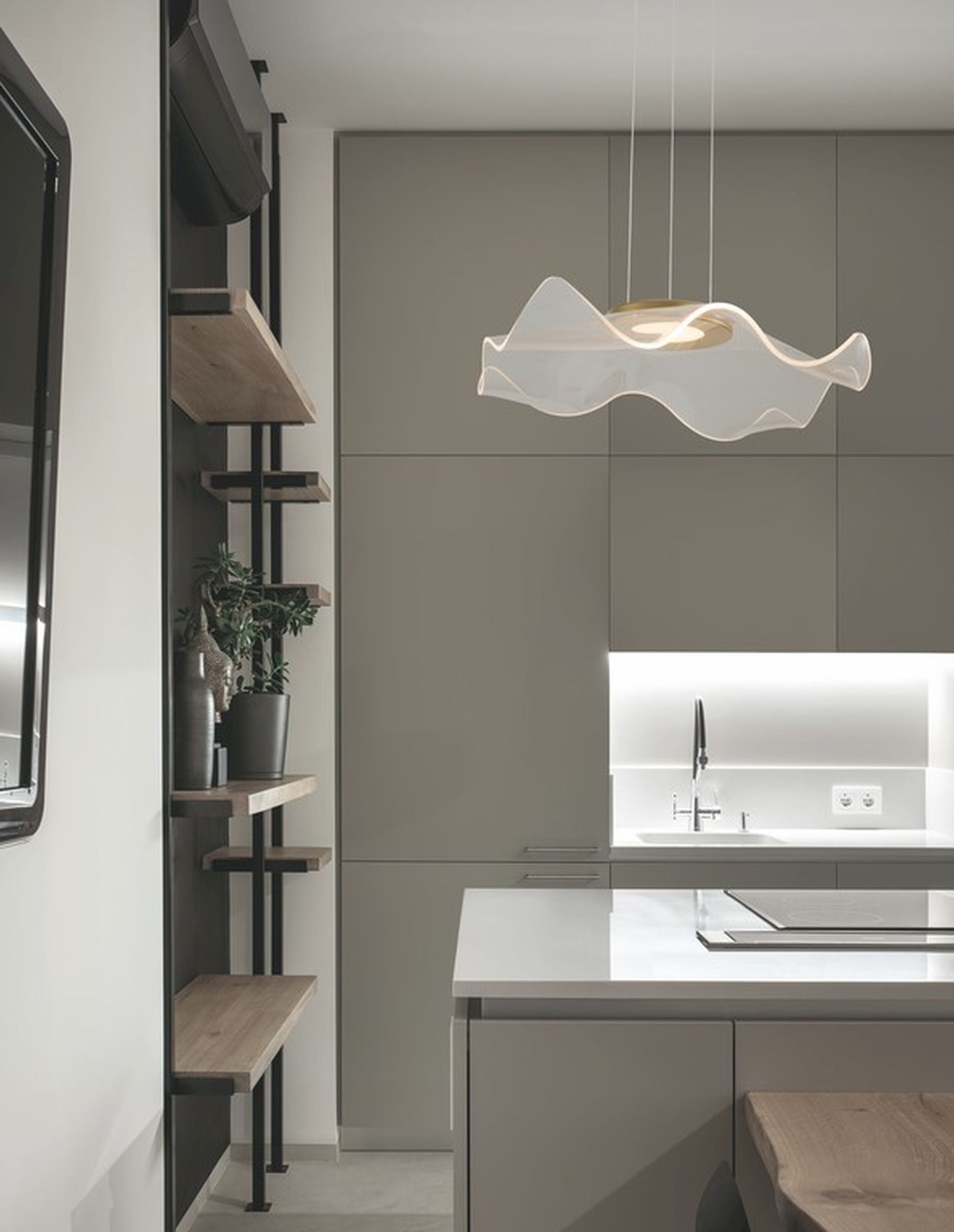 Lampa wisząca Yarduno LED złota