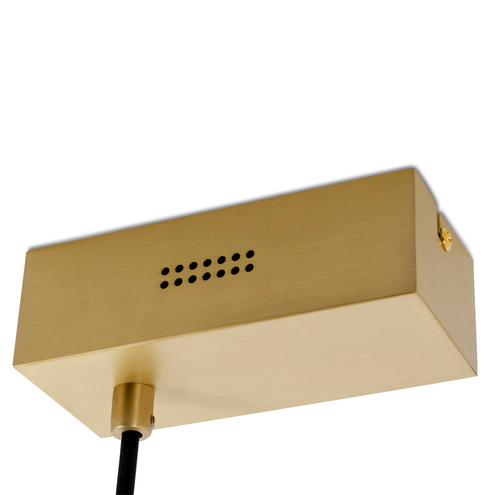 Lampa wisząca Kallis nowoczesna 88 cm złota