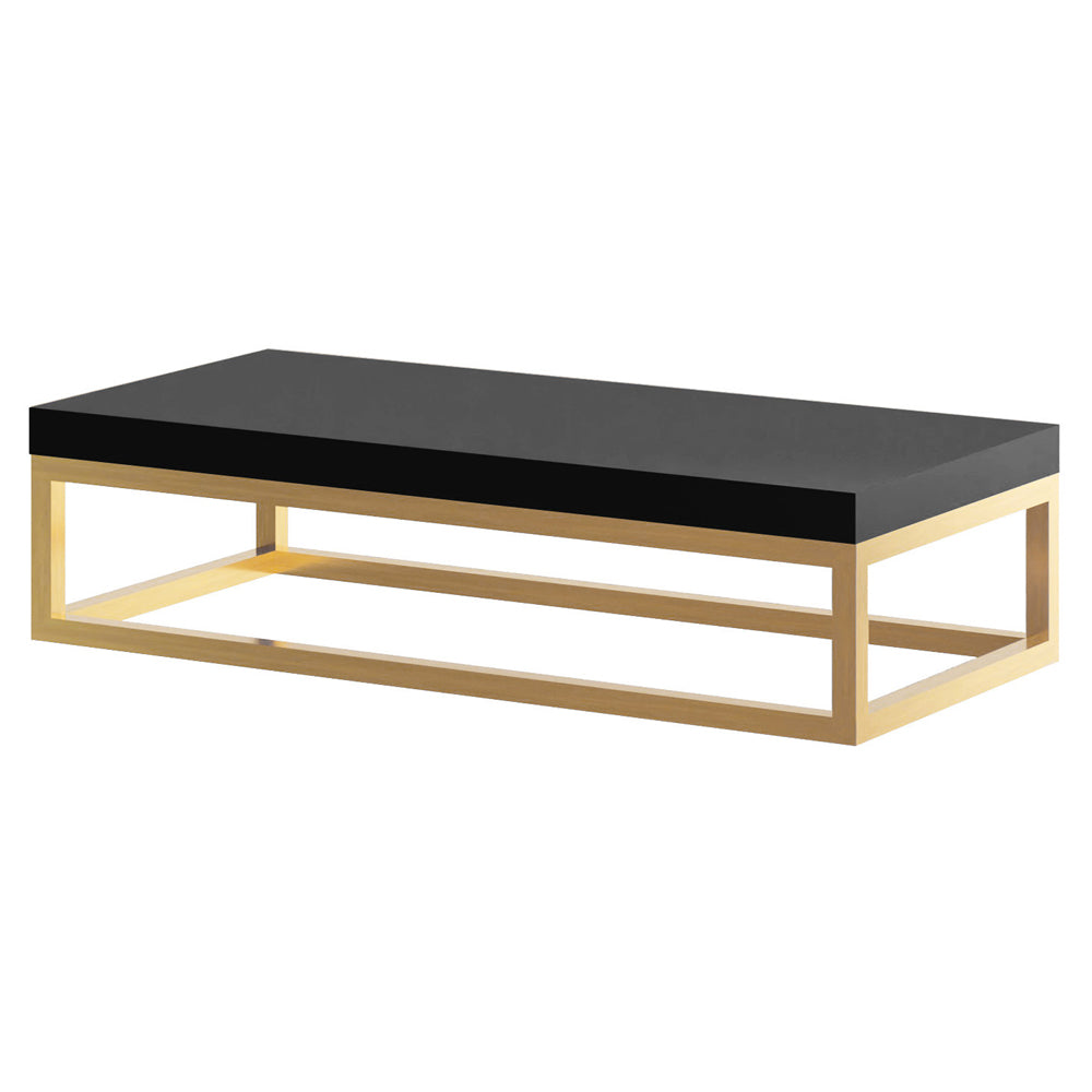 Szafka pod umywalkę Lunne wisząca z drążkiem na ręcznik złota 35/60 cm