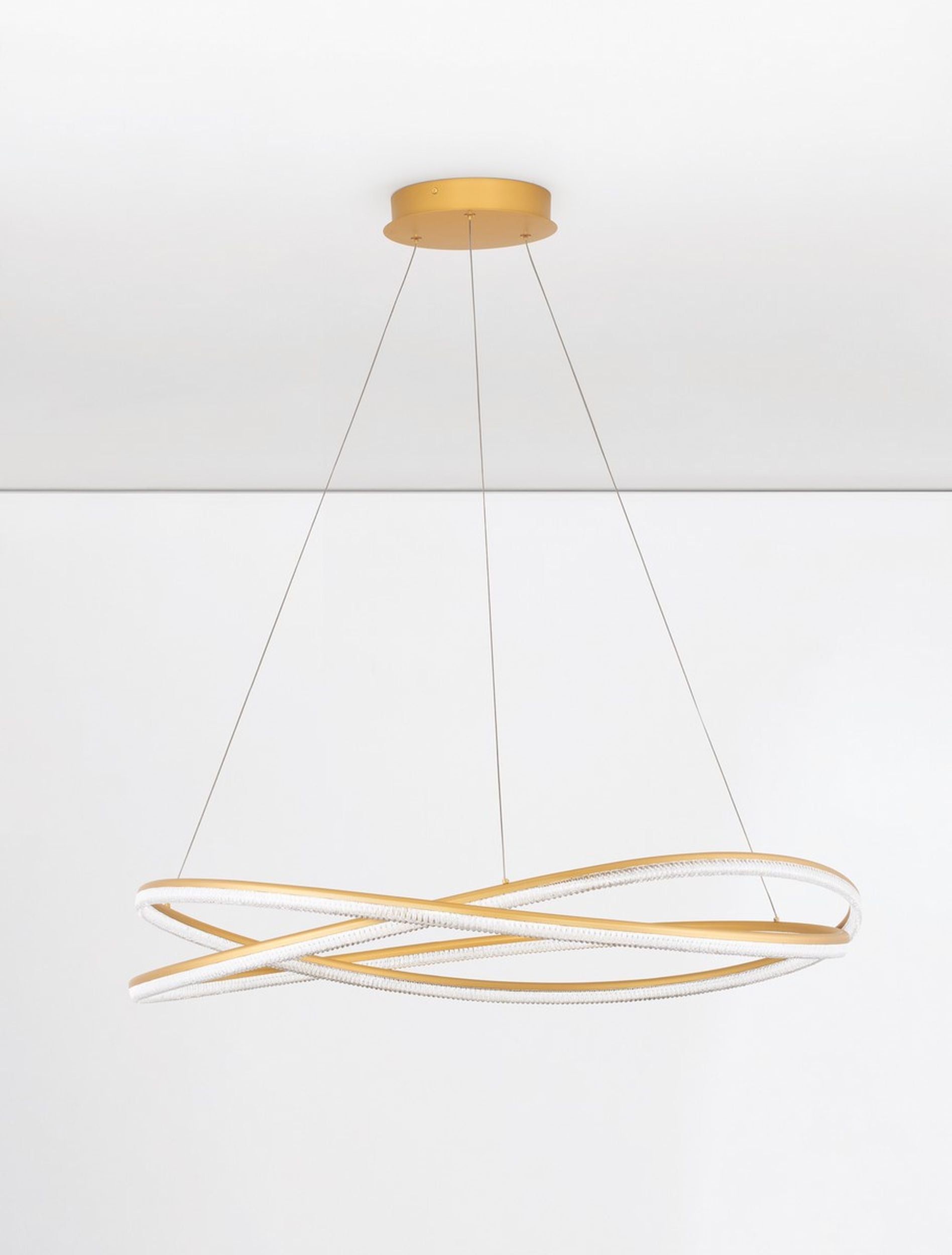 Lampa wisząca Fulanci LED złota
