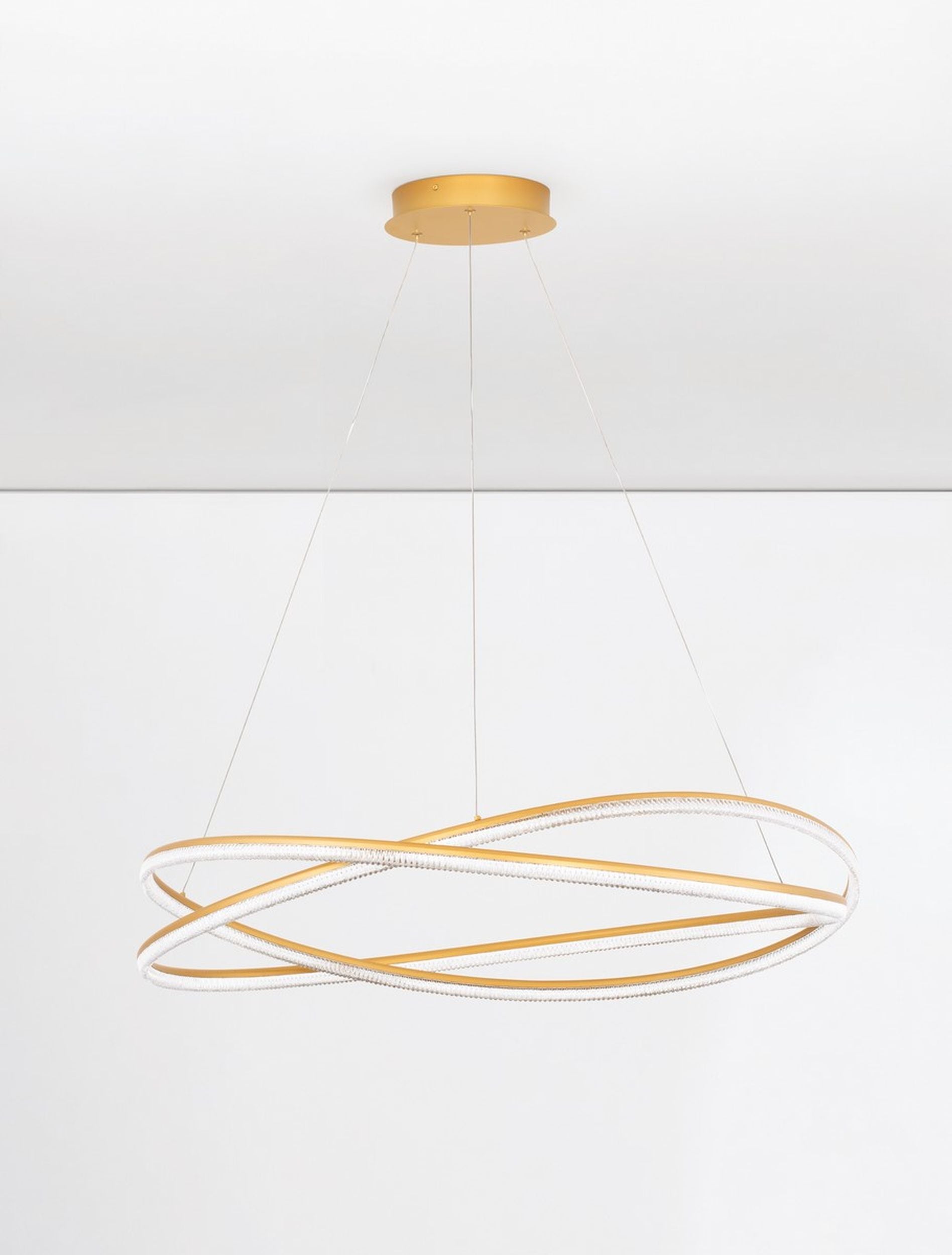 Lampa wisząca Fulanci LED złota