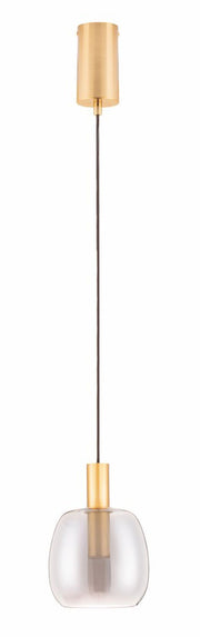 Lampa wisząca Morifia I LED szaro-złota