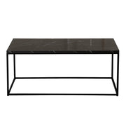 Stolik kawowy Cosstec czarny marmur 55x95 cm