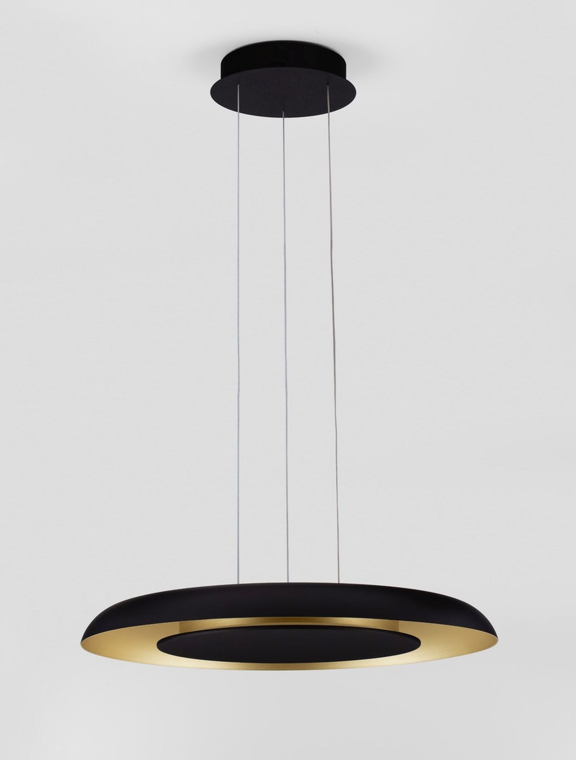 Lampa wisząca Honesso LED czarno-złoty