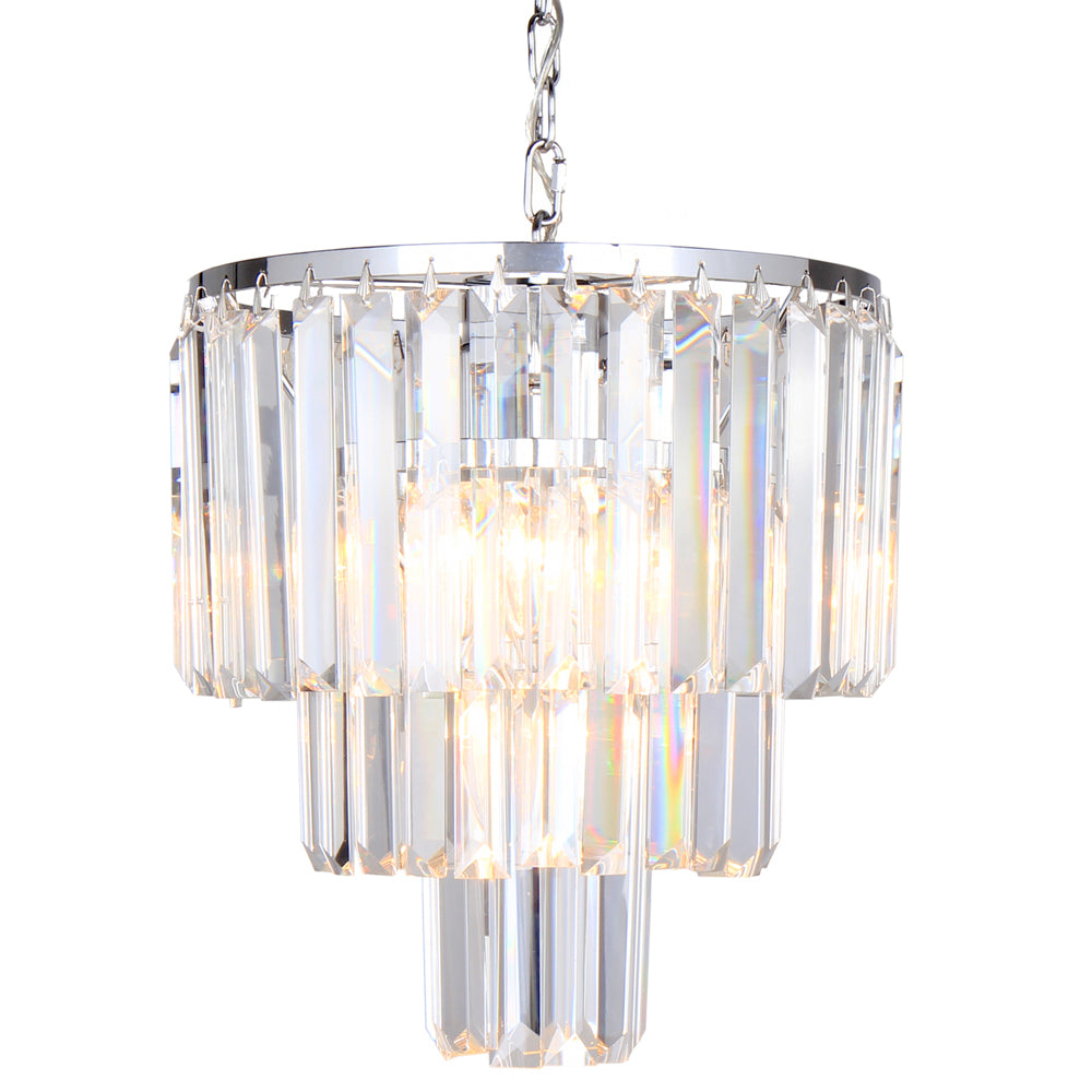 Lampa wisząca Formello srebrna 94 cm