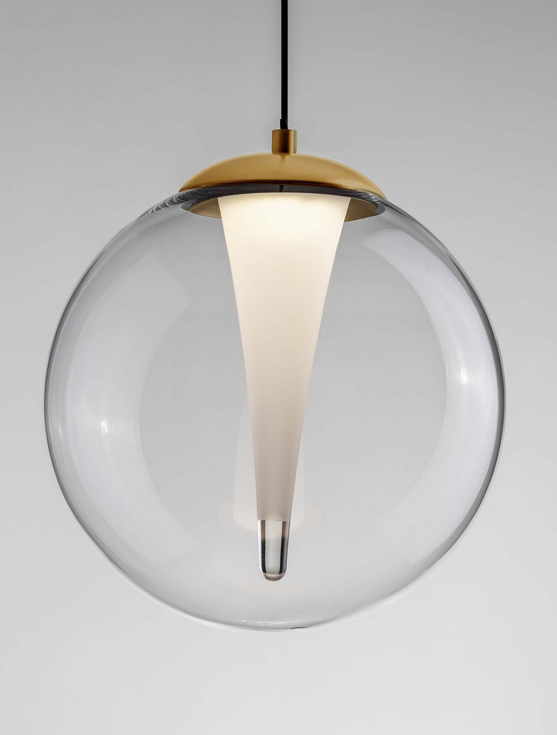 Lampa wisząca Eviline LED x1 złota
