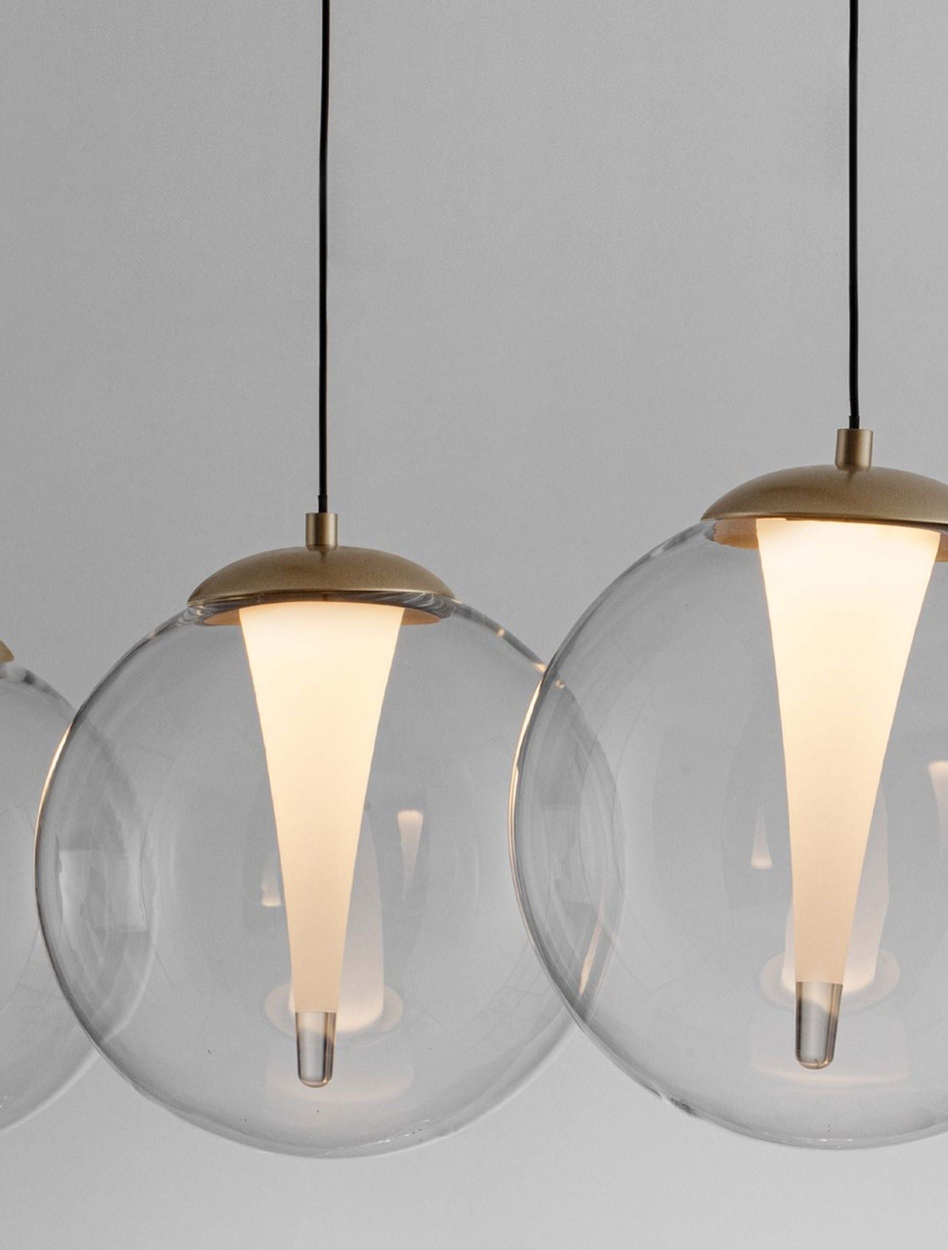 Lampa wisząca Eviline LED x4 złota