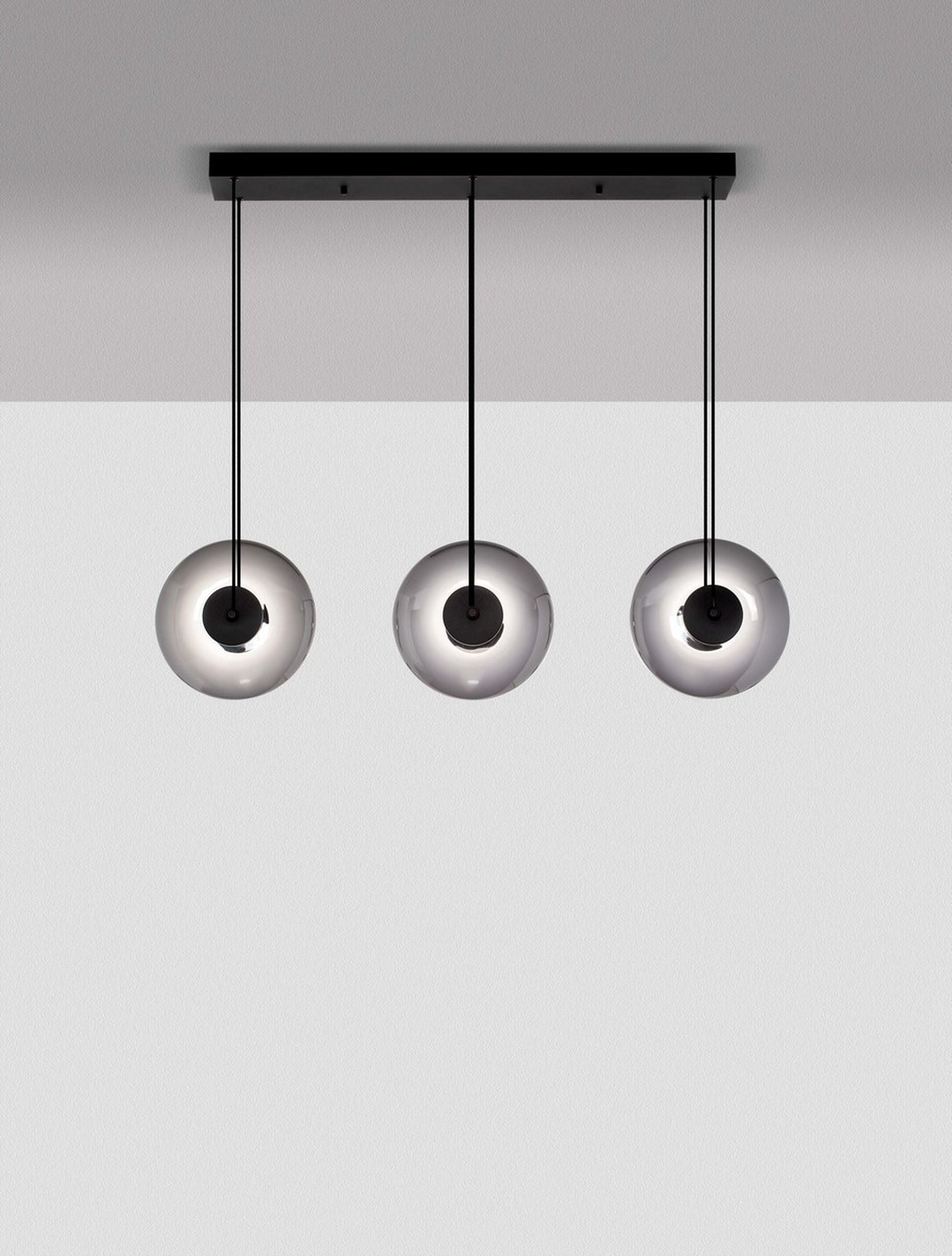 Lampa wisząca Lynoll LED x3 czarna