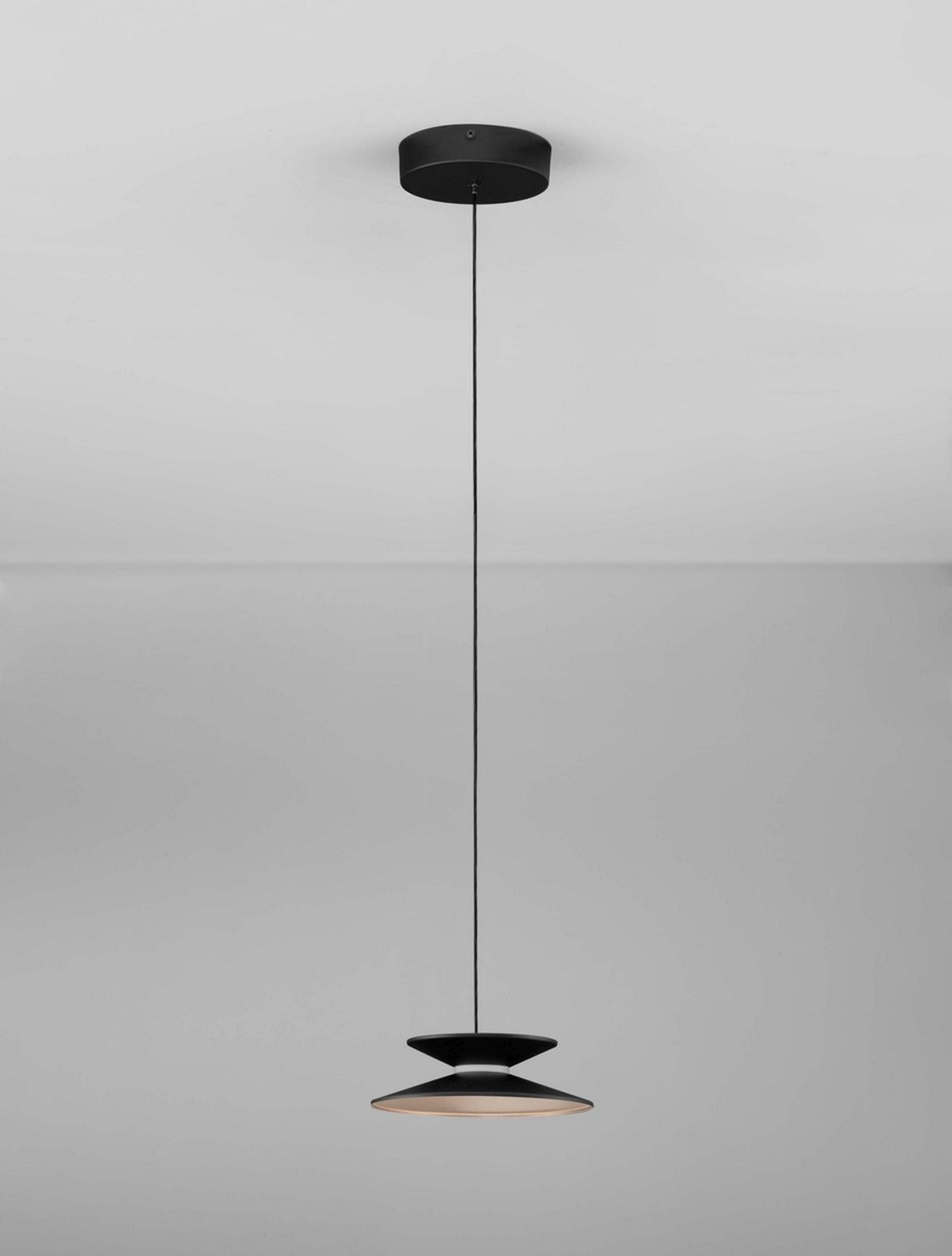 Lampa wisząca Sketter LED x1 złoto-czarna
