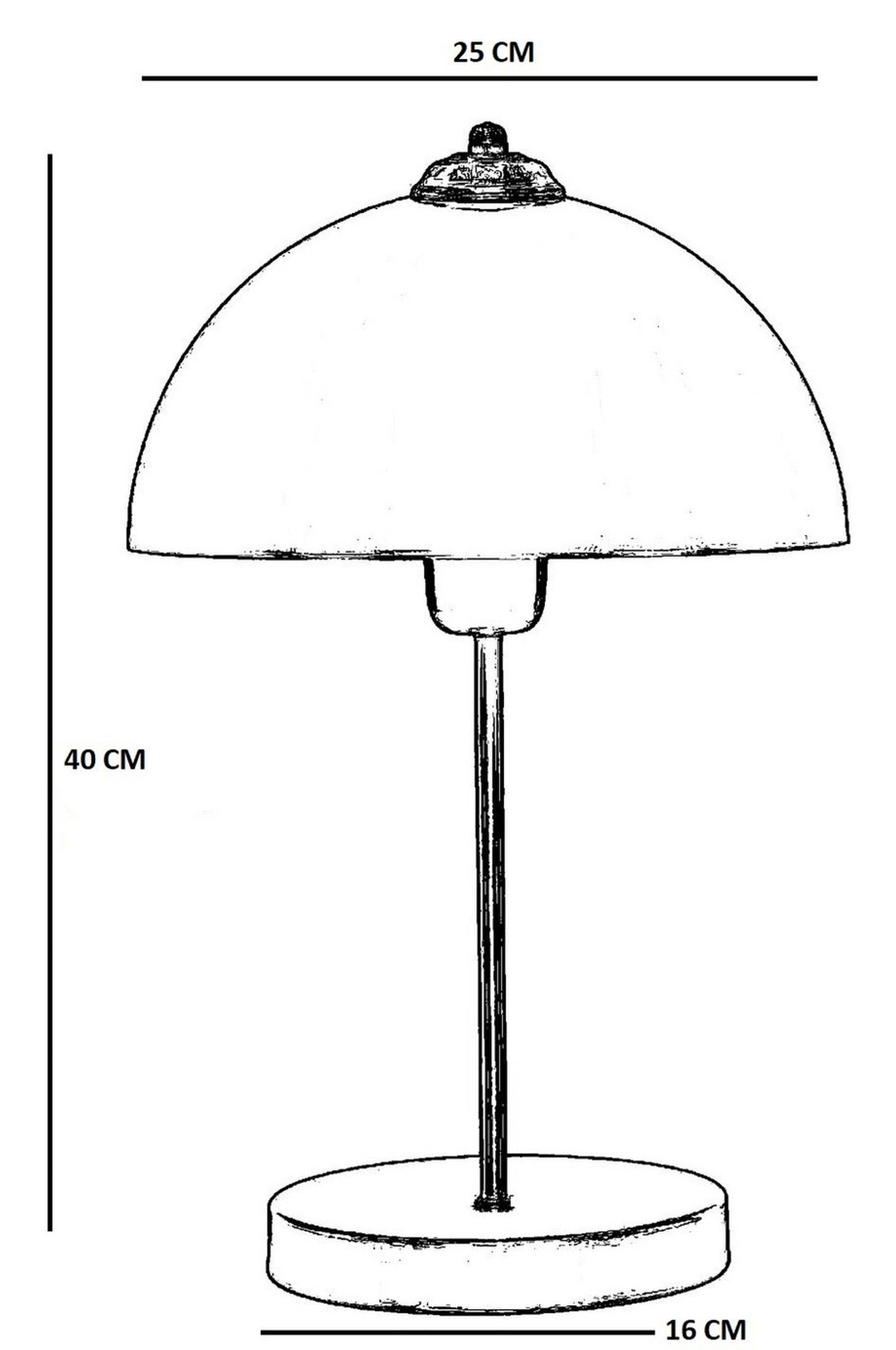 Lampa stołowa Cercially 40 cm złota